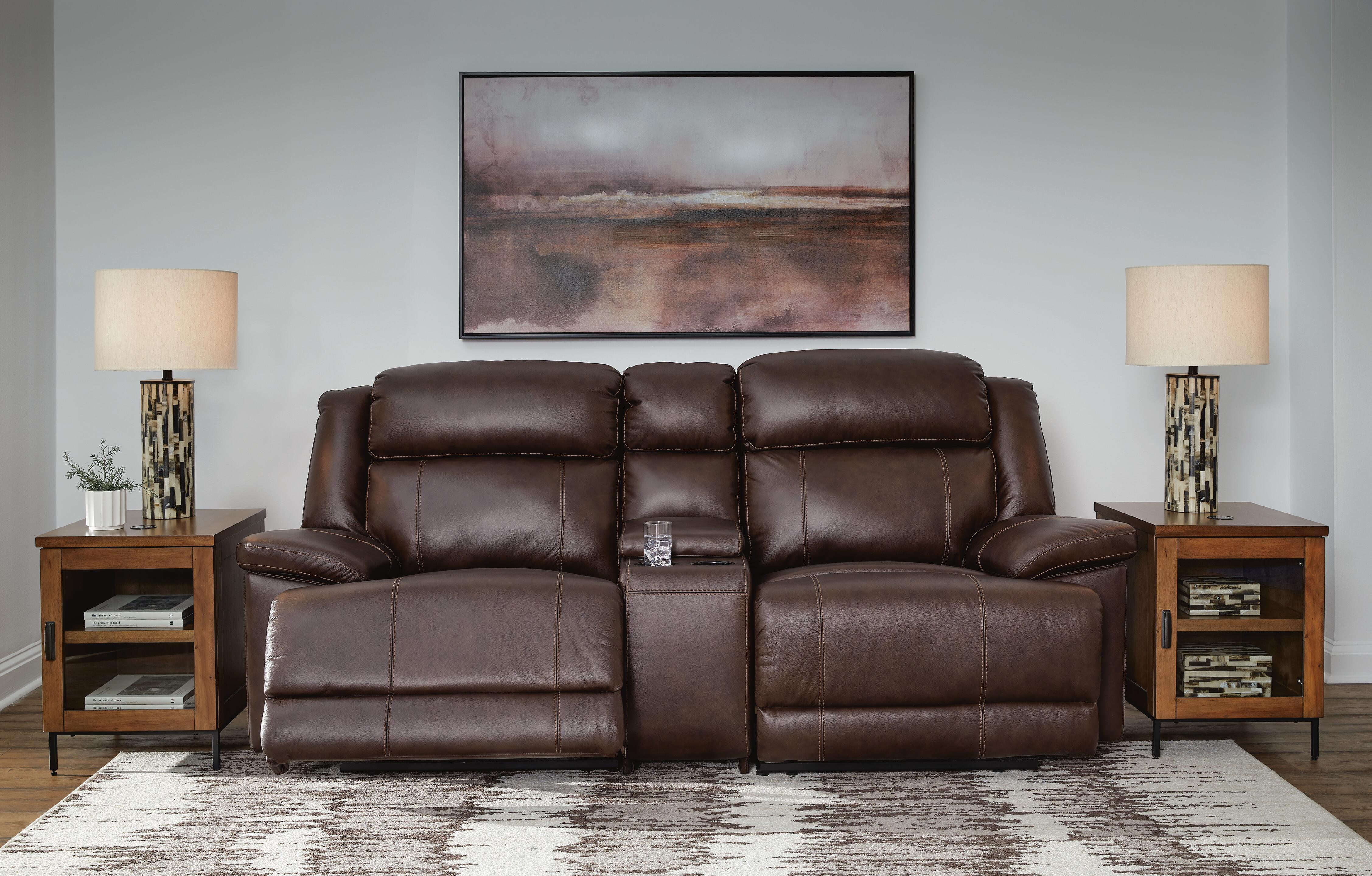 VonKurt 2-Piece Power Reclining Loveseat Sectional with Console, , rollover