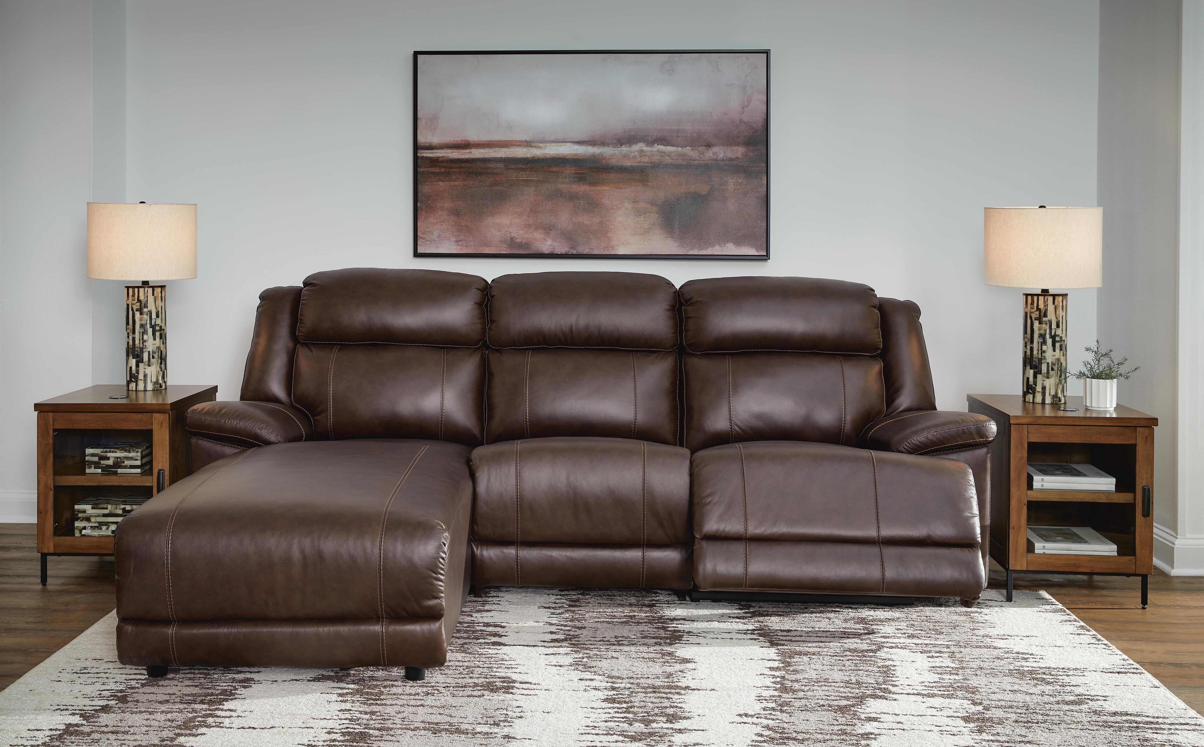 VonKurt 3-Piece Reclining Sofa Chaise - image 1