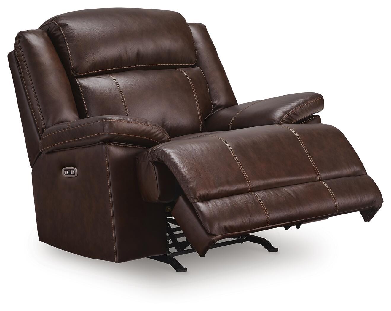 VonKurt Power Leather Rocker Recliner | Ashley