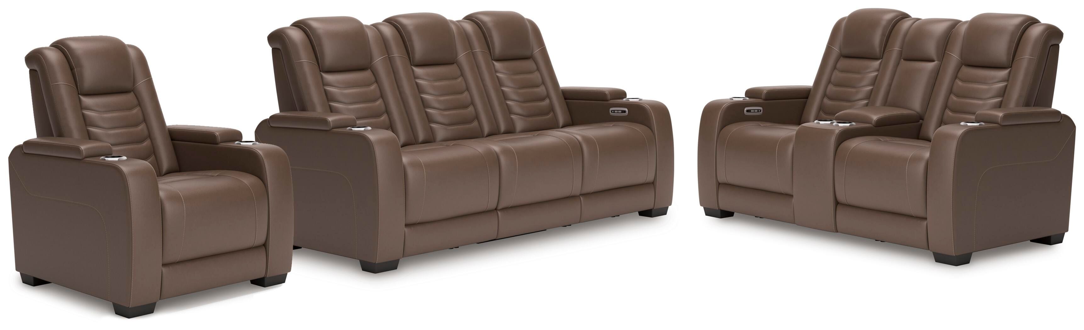 High Impact Power Reclining Sofa, Loveseat and Recliner - image 1