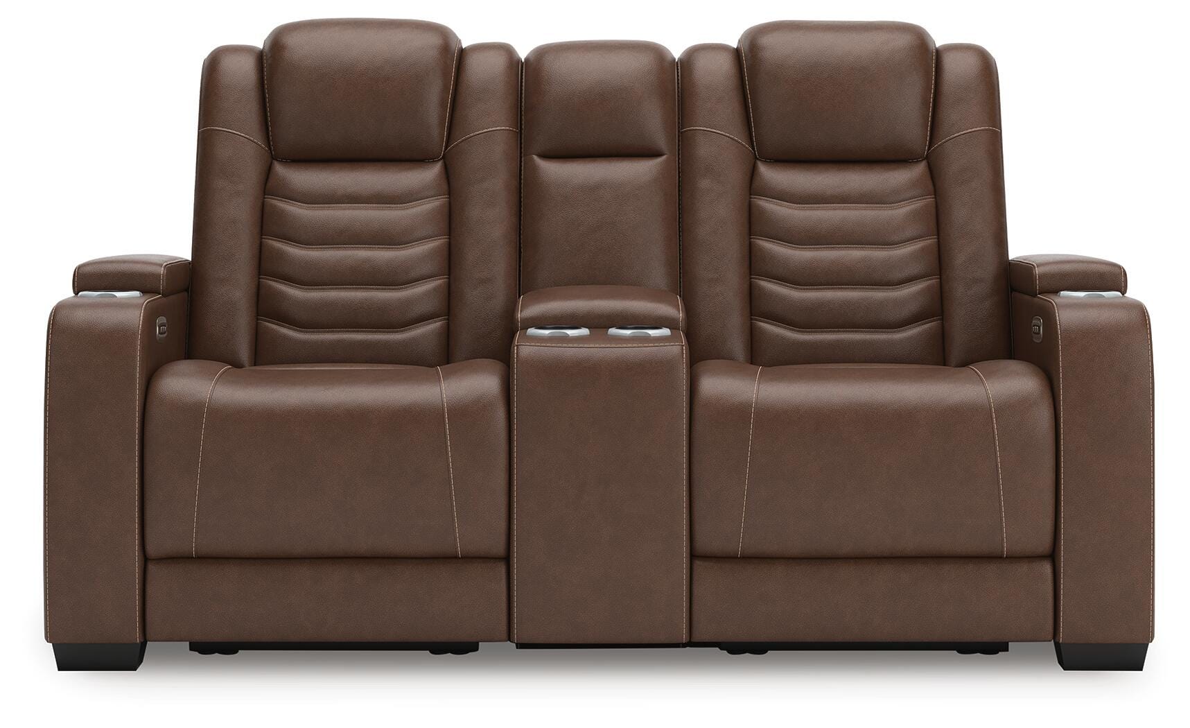 High Impact Power Reclining Loveseat with Console - image 3