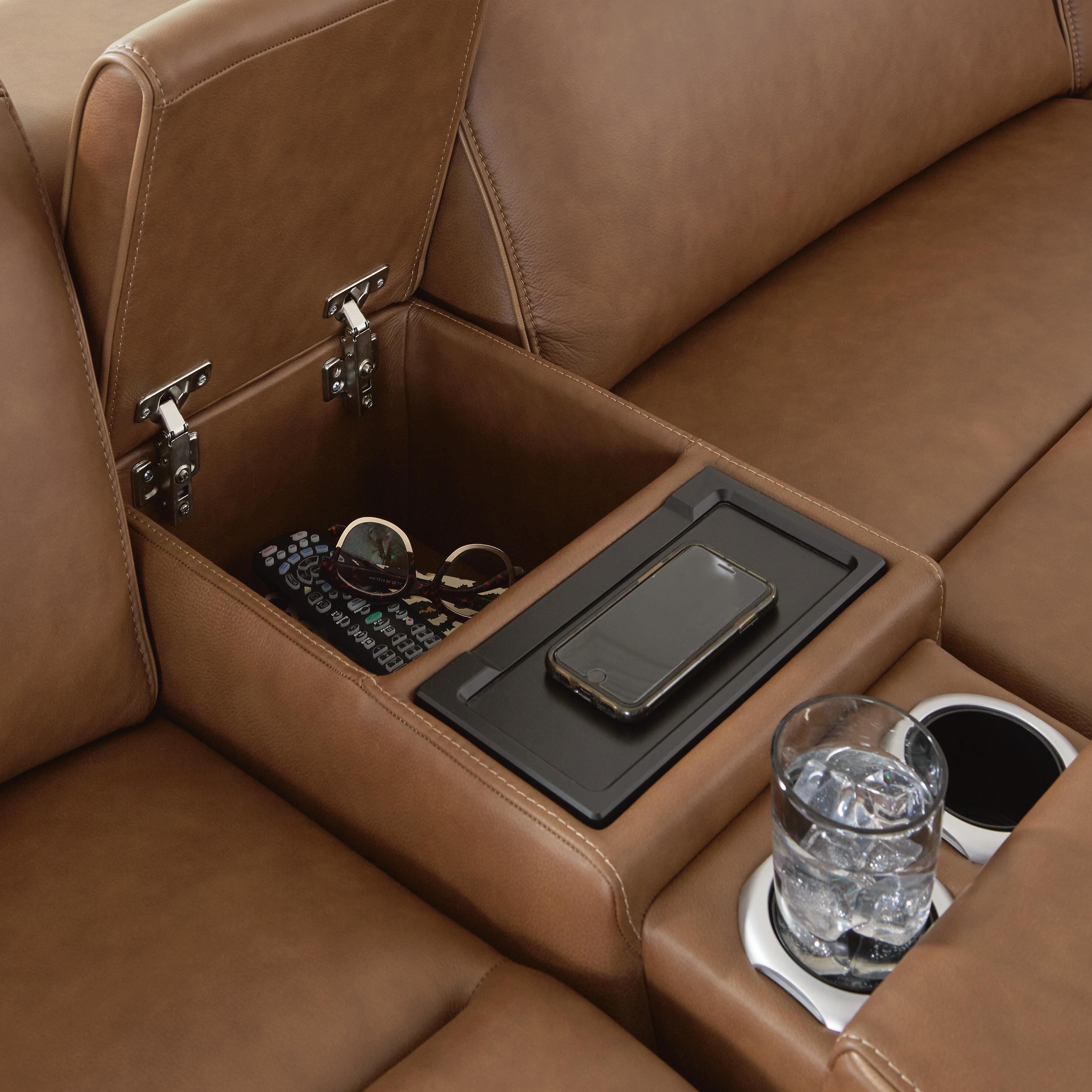 Rally-Up 2-Piece Power Reclining Sectional Loveseat with Console - image 4