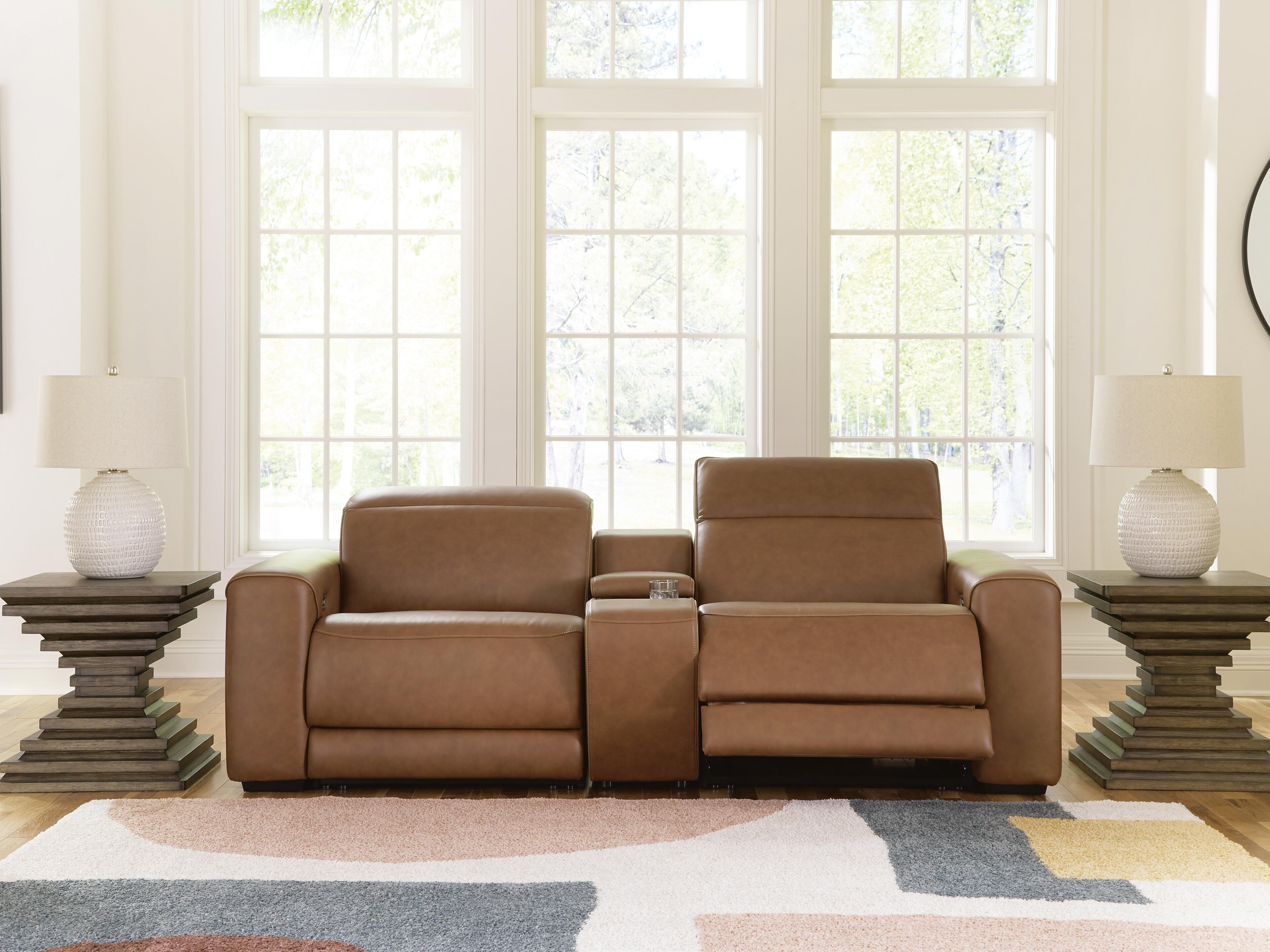 Rally-Up 2-Piece Power Reclining Sectional Loveseat with Console - image 1