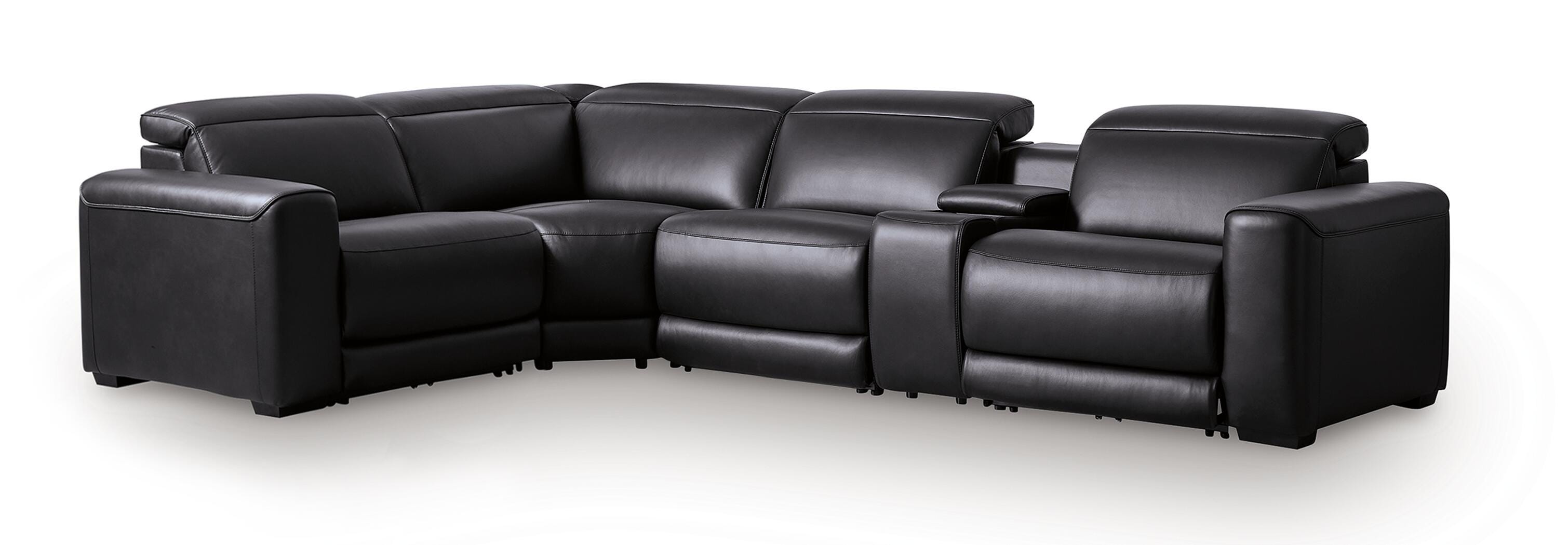 Rally-Up 5-Piece Power Reclining Sectional with Console - image 1