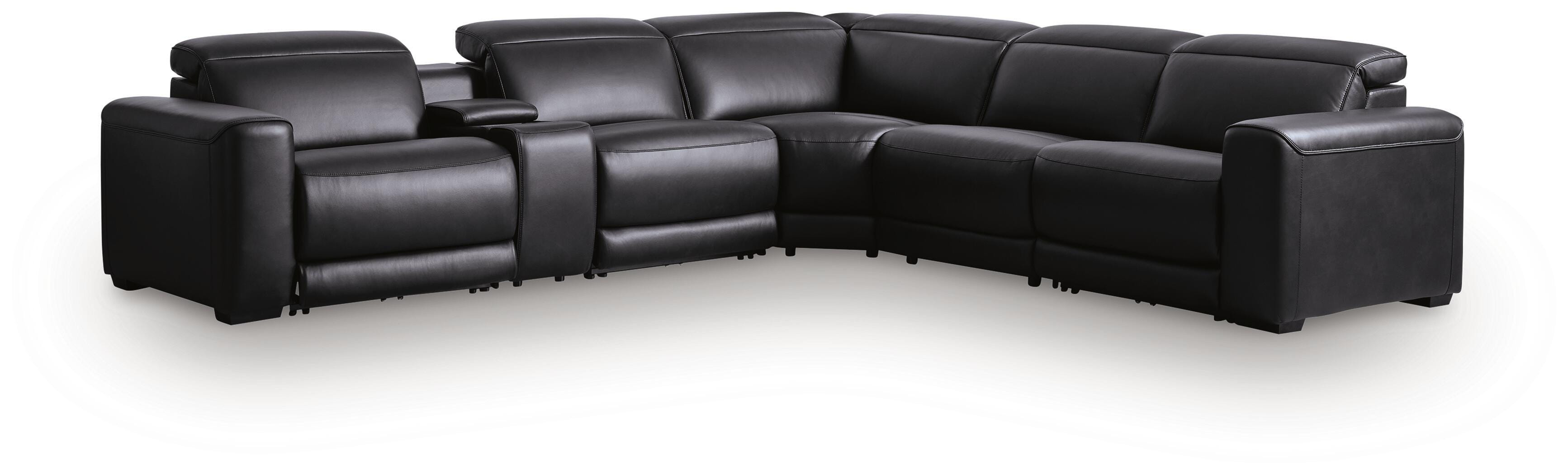 Rally-Up 6-Piece Power Reclining Sectional with Console - image 3