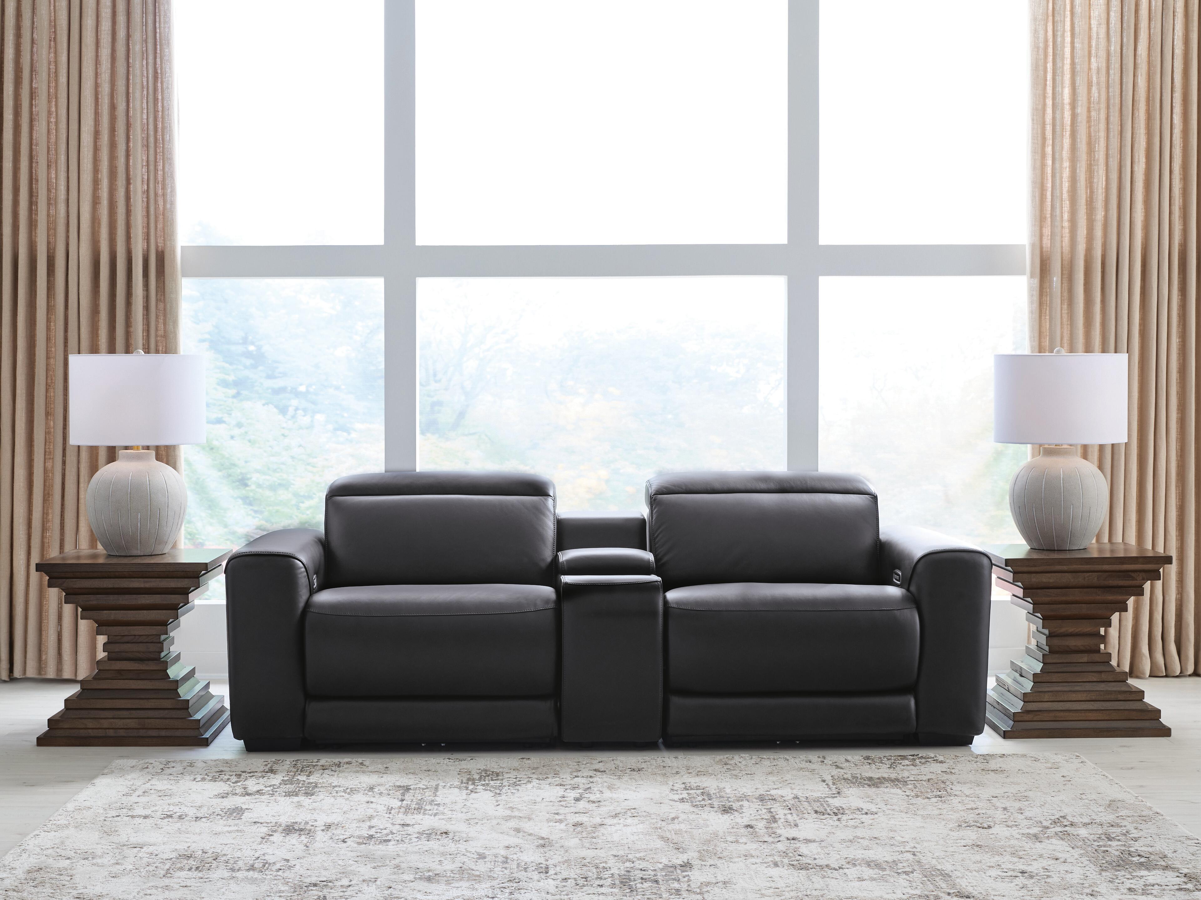 Rally-Up 3-Piece Power Reclining Sectional Loveseat with Console - image 1