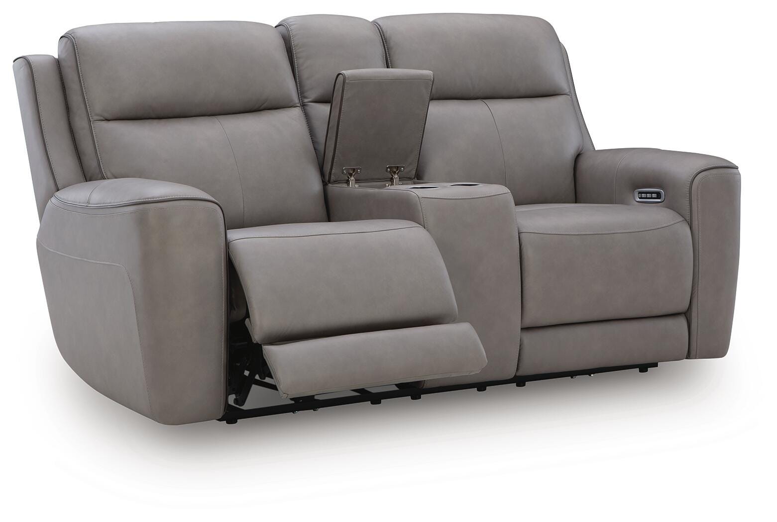 5Z-Relaxation Power Reclining Loveseat with Console - image 2