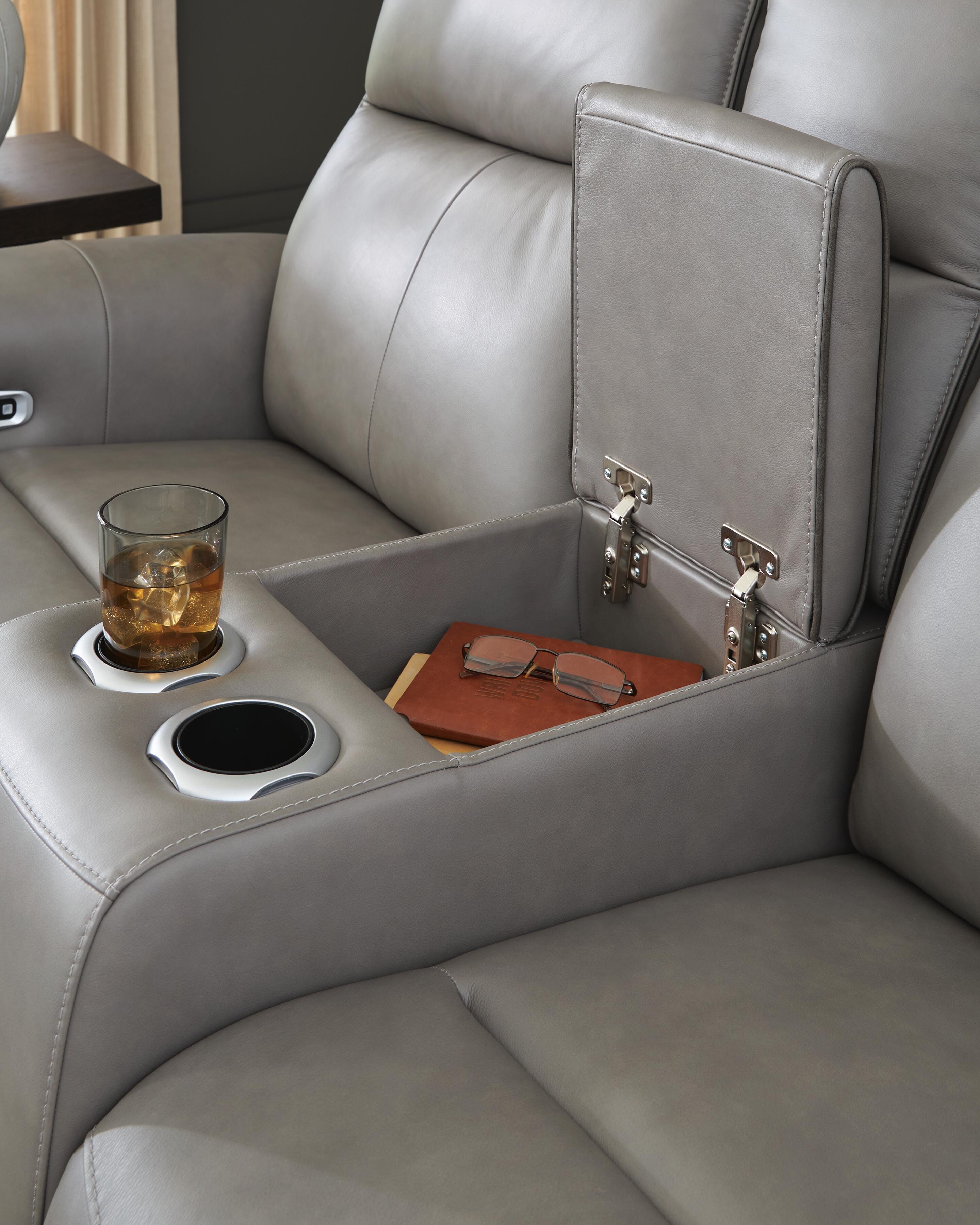 5Z-Relaxation Power Reclining Loveseat with Console - image 5