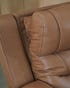 Dreamer Power Reclining Sofa with Audio Seating, Caramel, large