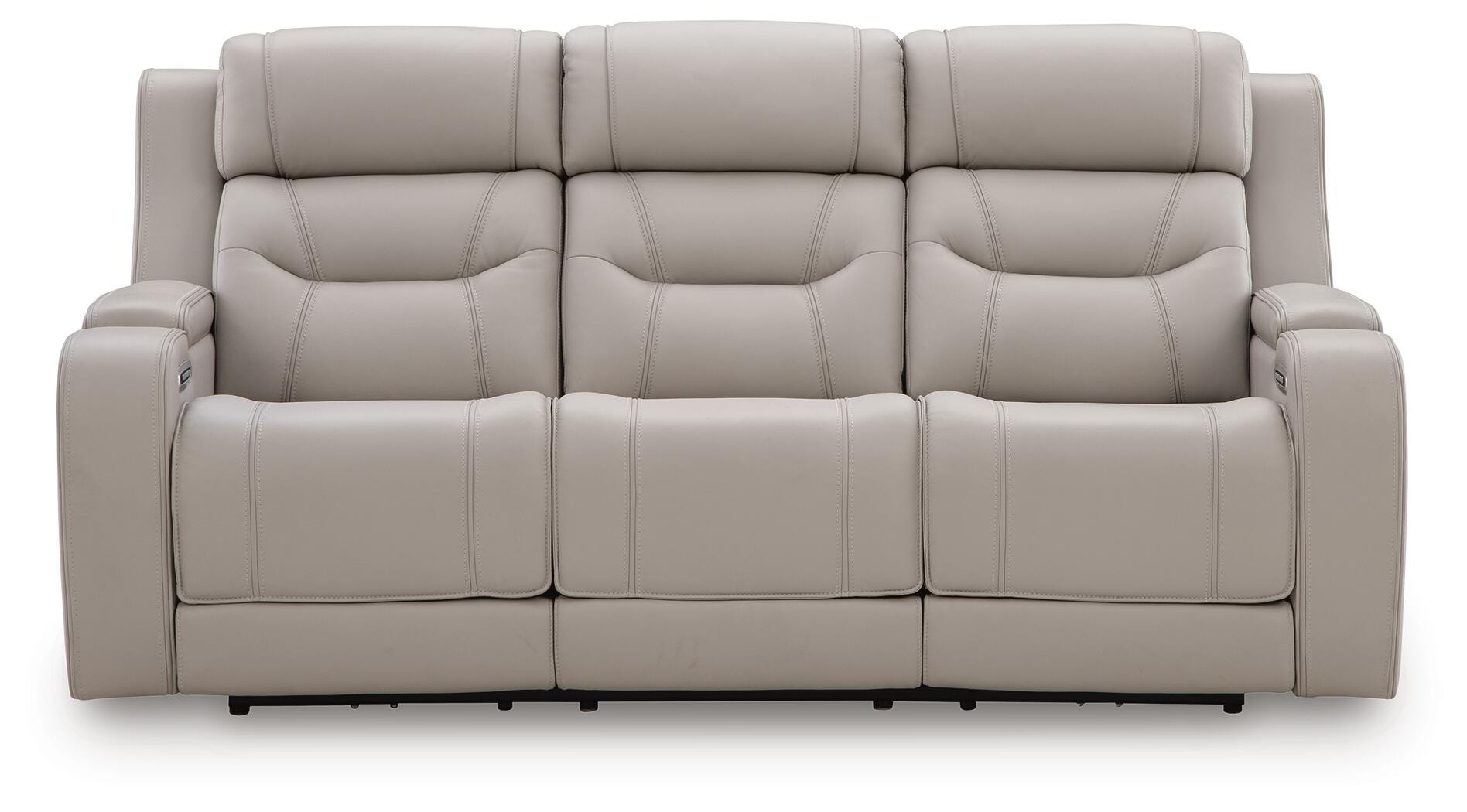 Dreamer Power Reclining Sofa with Audio Seating, Gray, large
