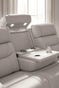 Dreamer Power Reclining Sofa with Audio Seating, Gray, large