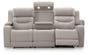 Dreamer Power Reclining Sofa with Audio Seating, Gray, large