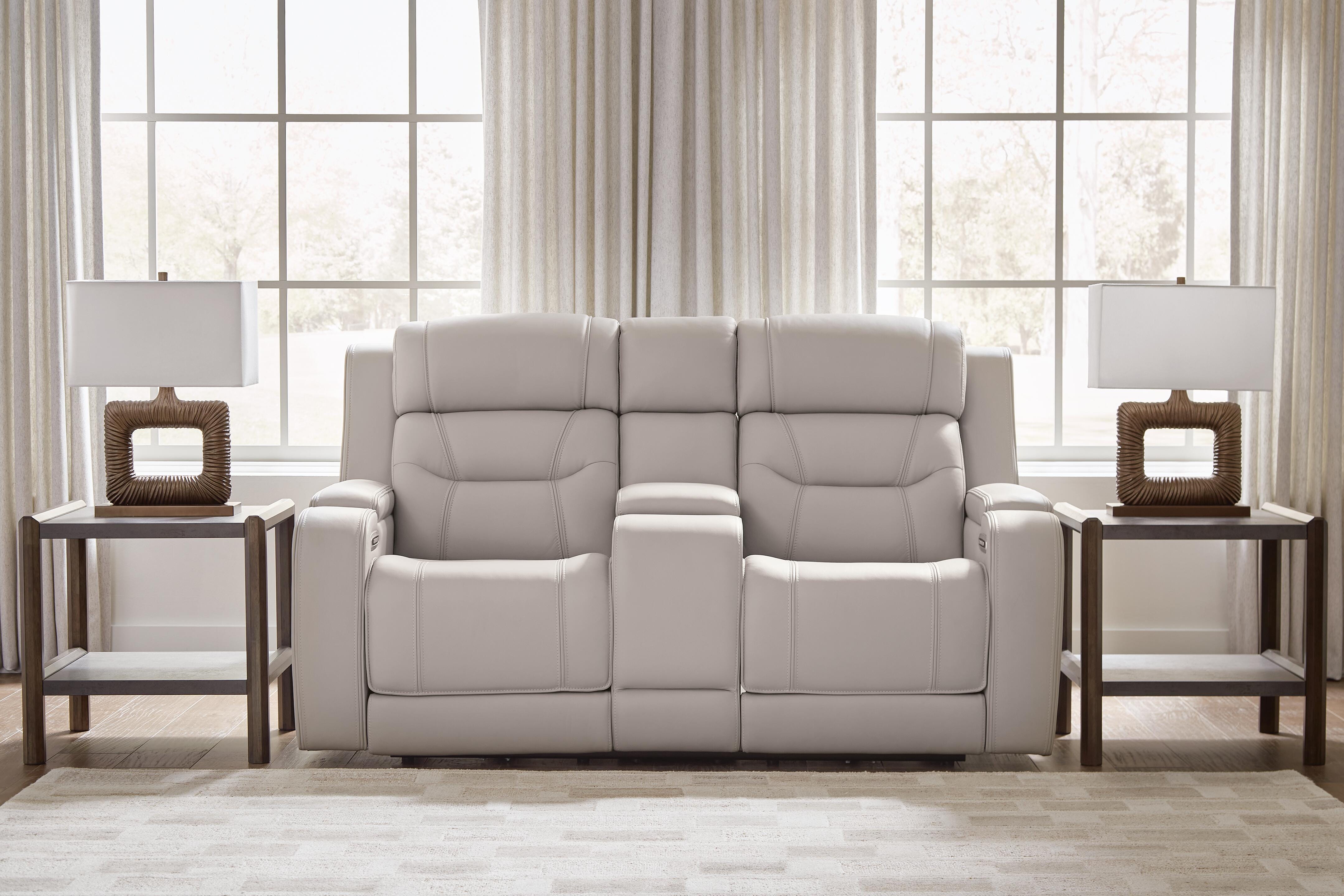 Dreamer Sofa and Loveseat, Gray, large