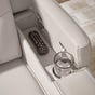 Dreamer Power Reclining Sofa with Audio Seating, Gray, large