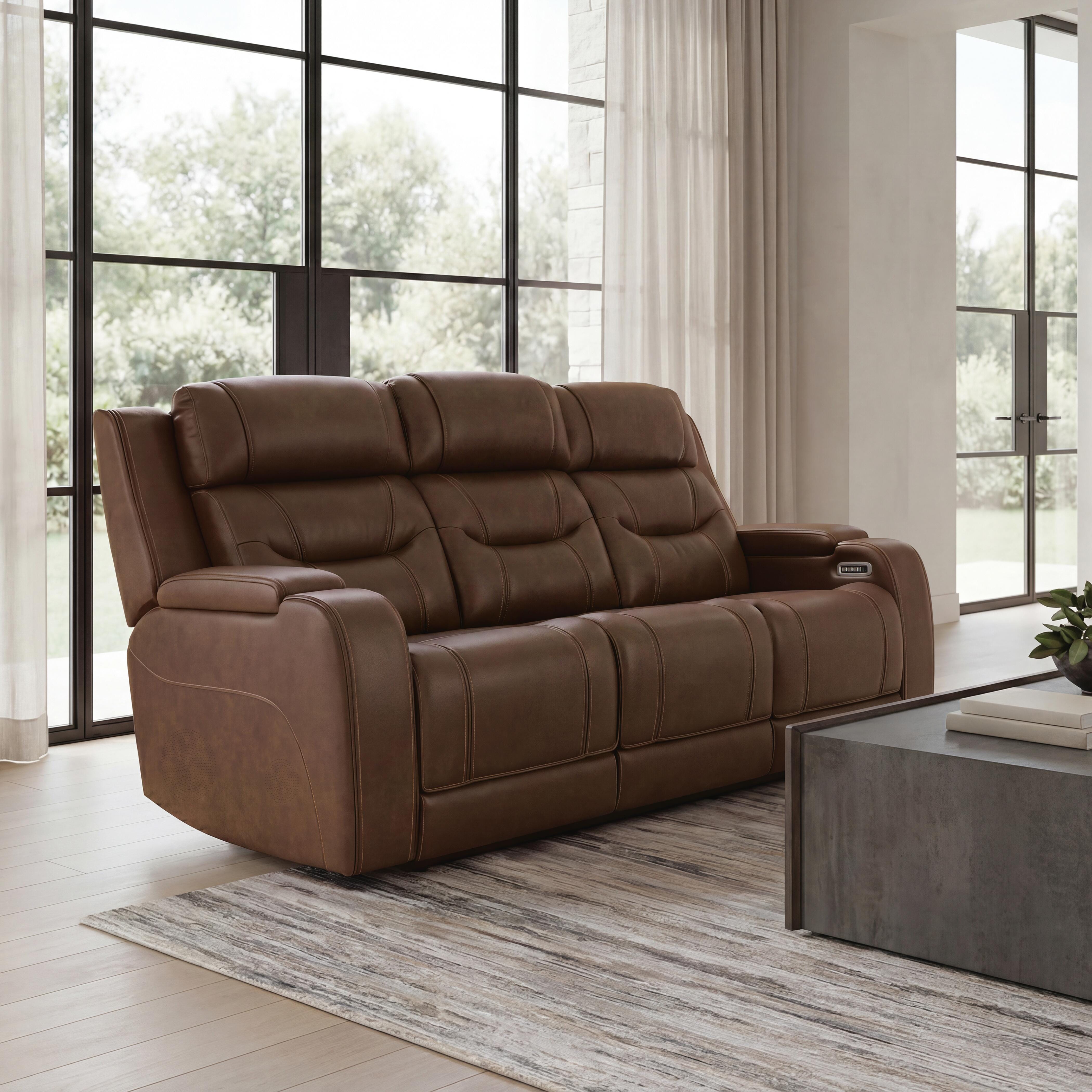 Dreamer Power Reclining Sofa with Audio Seating - image 3