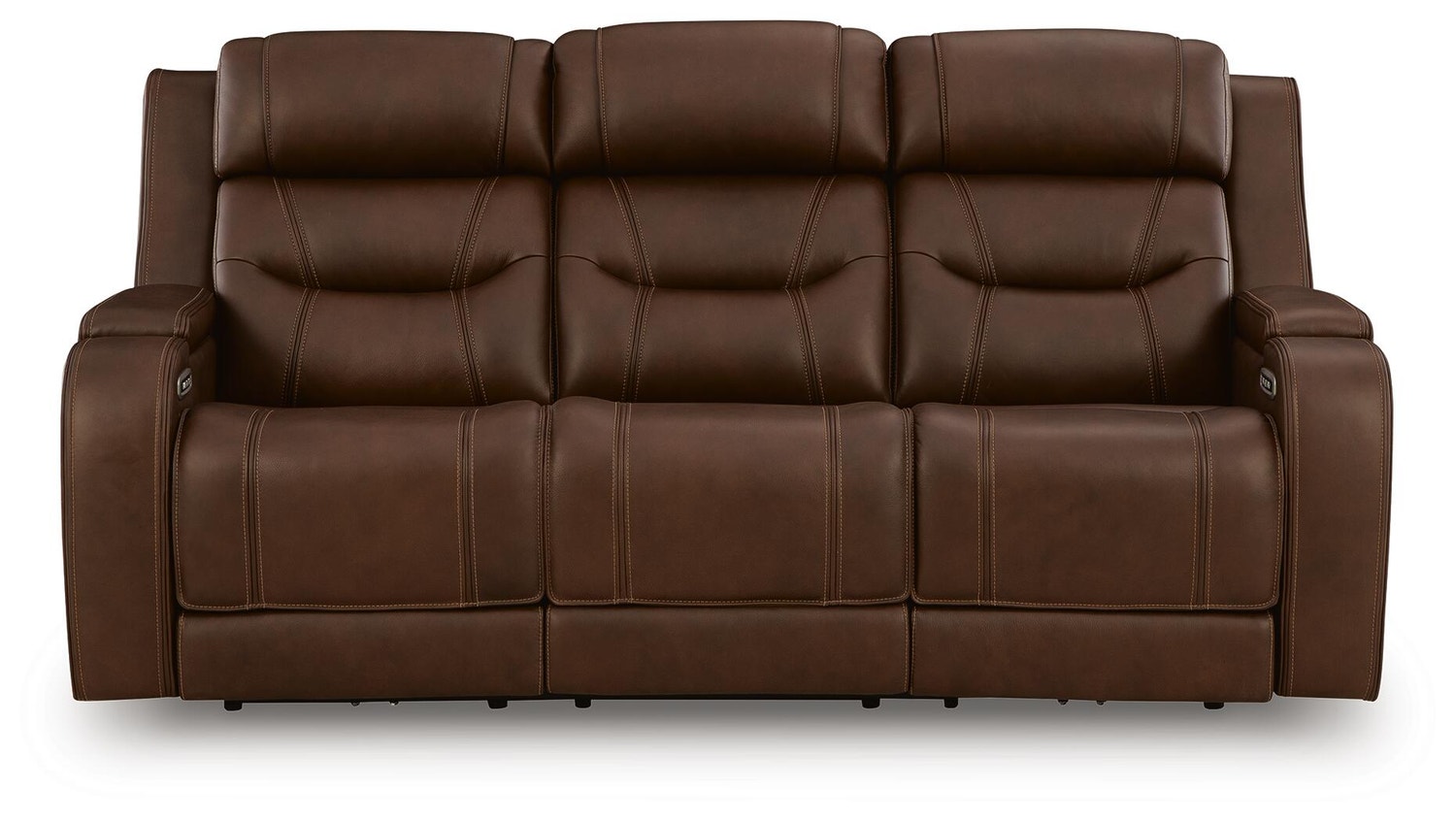 Dreamer Power Reclining Sofa with Audio Seating, Brown, large