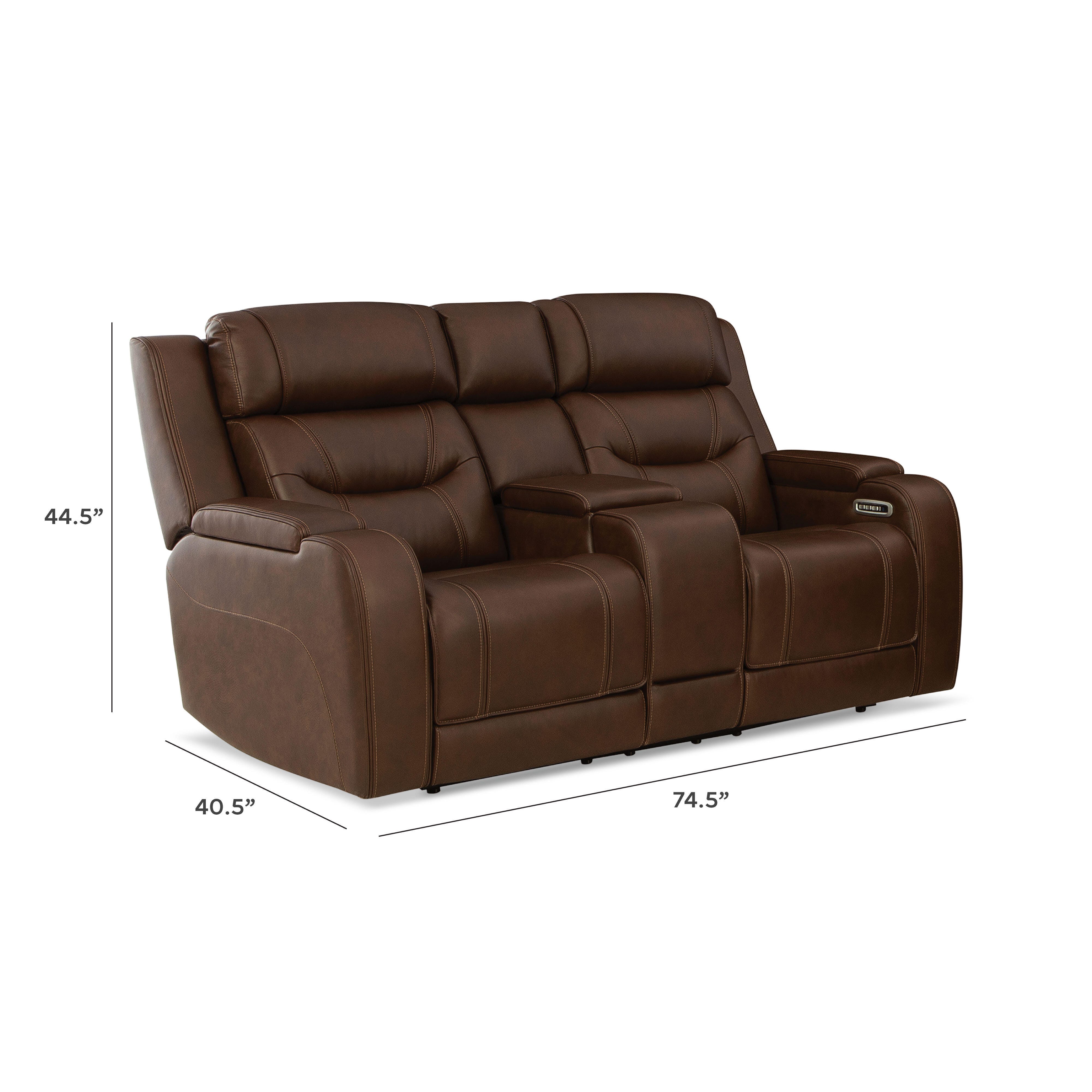 Sofá de dos plazas reclinable eléctrico Dreamer con sistema de audio - image 14