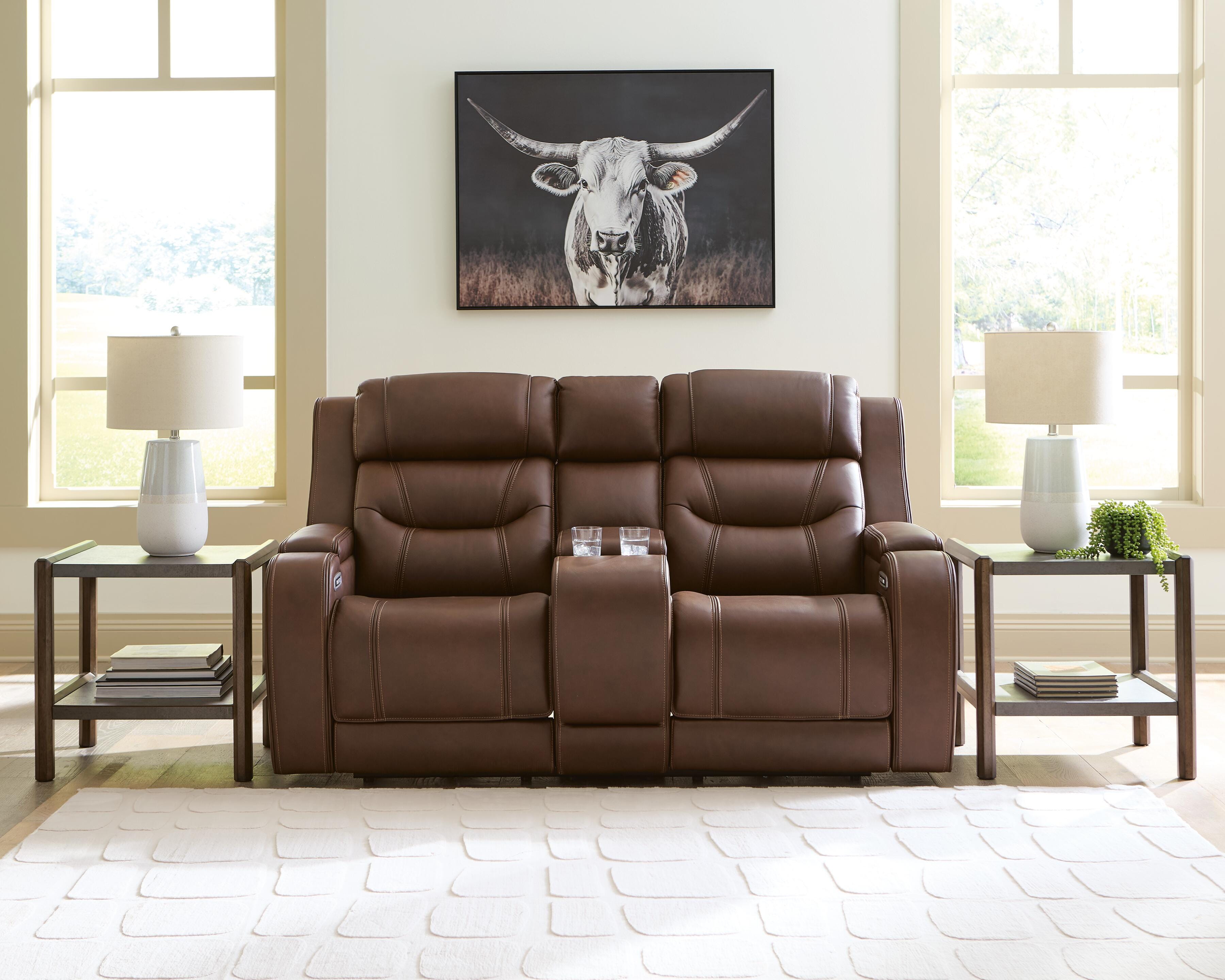 Dreamer Sofa and Loveseat, Brown, large