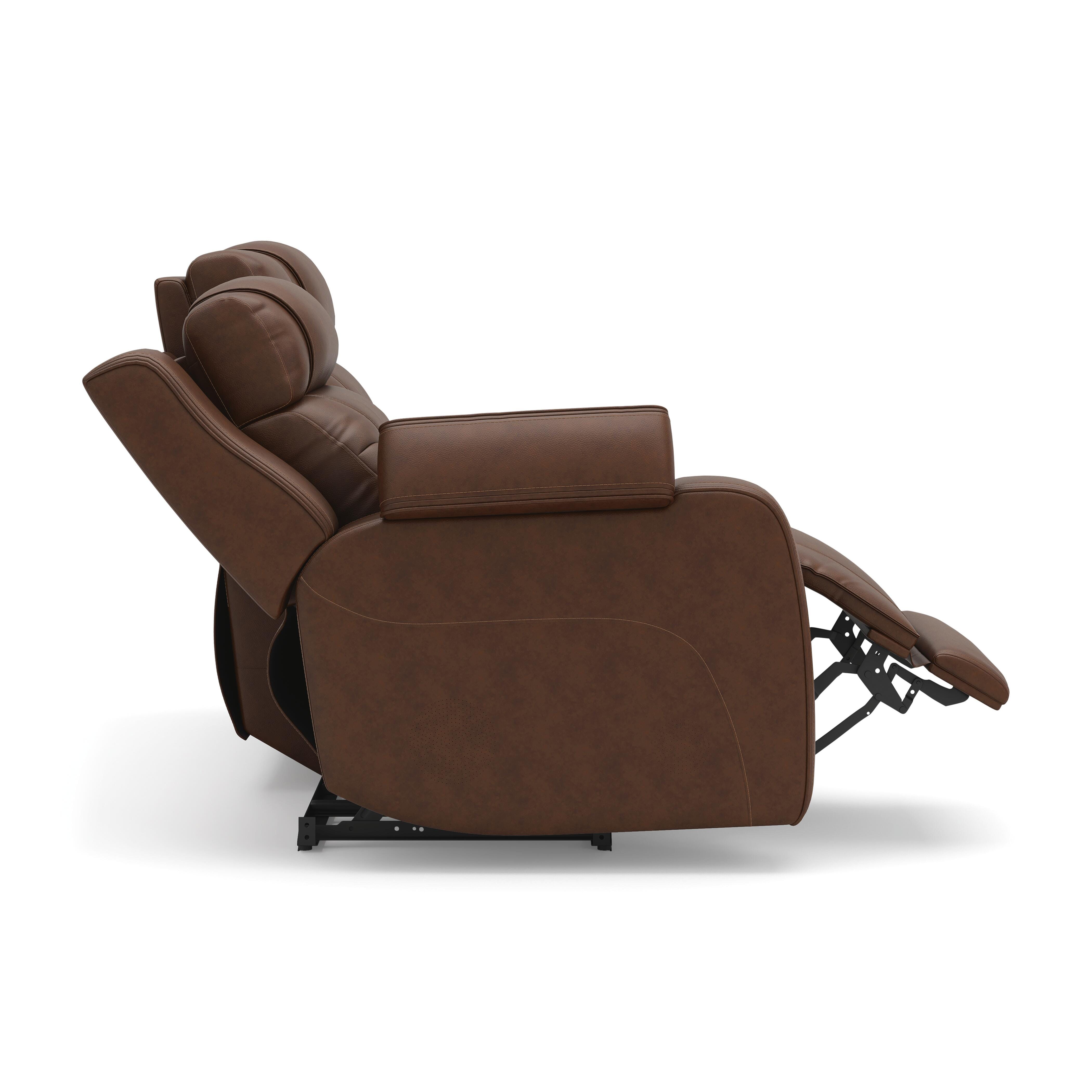 Sofá de dos plazas reclinable eléctrico Dreamer con sistema de audio - image 8