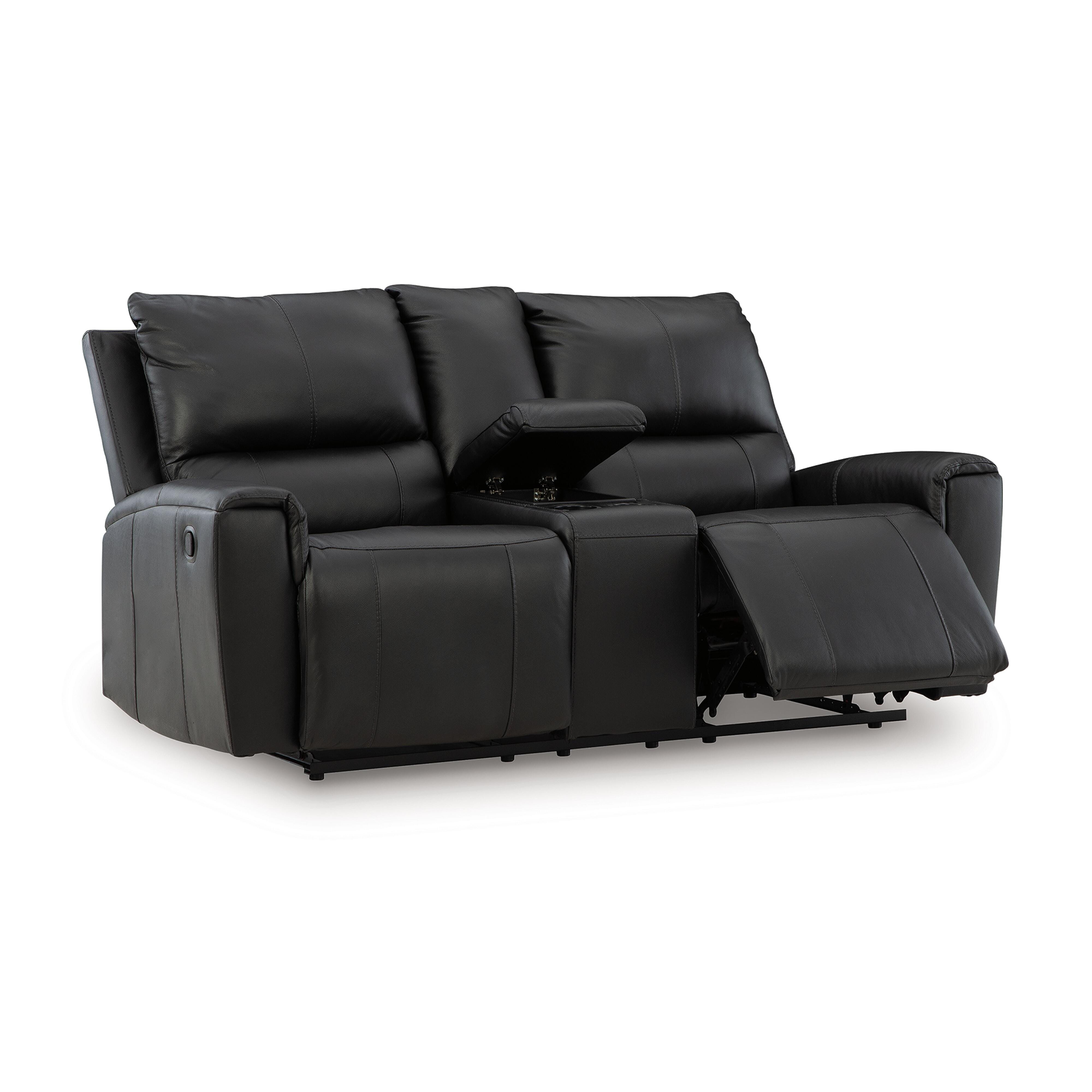 Danemere Reclining Loveseat with Console, , large