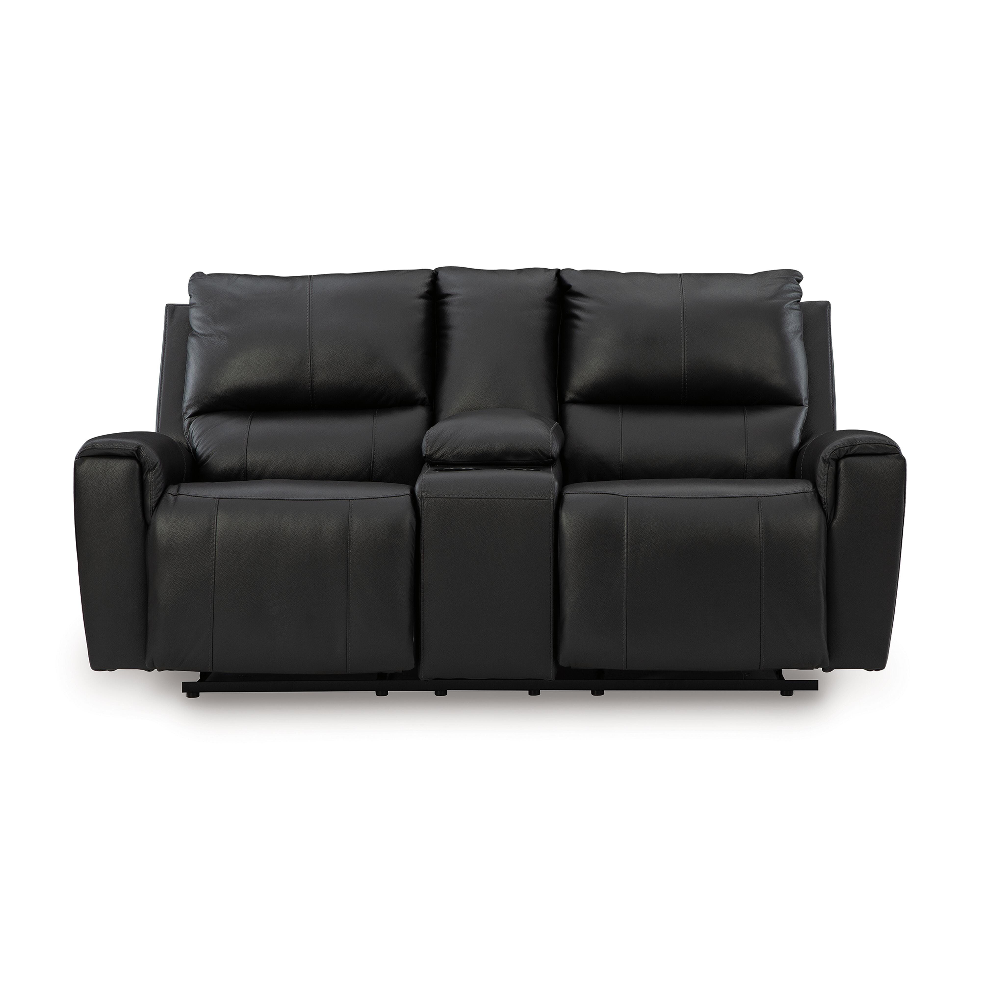 Danemere Reclining Loveseat with Console, , large