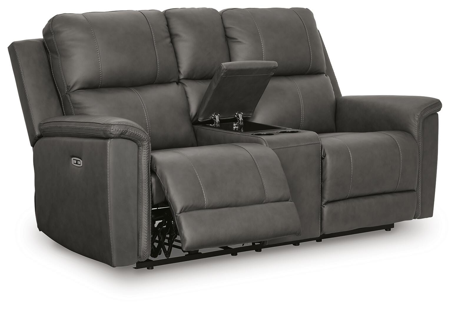 Beryton Power Reclining Loveseat with Console - image 3