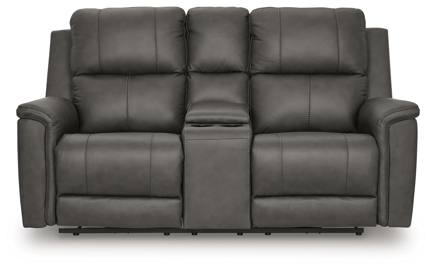 Beryton Power Reclining Loveseat with Console, Anchor, large