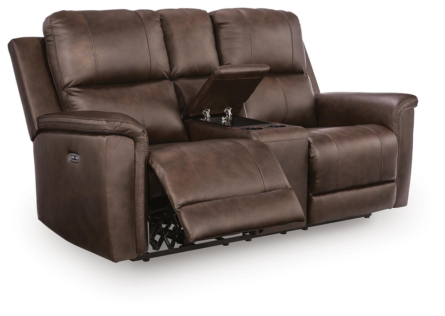 Beryton Power Reclining Loveseat with Console - image 3