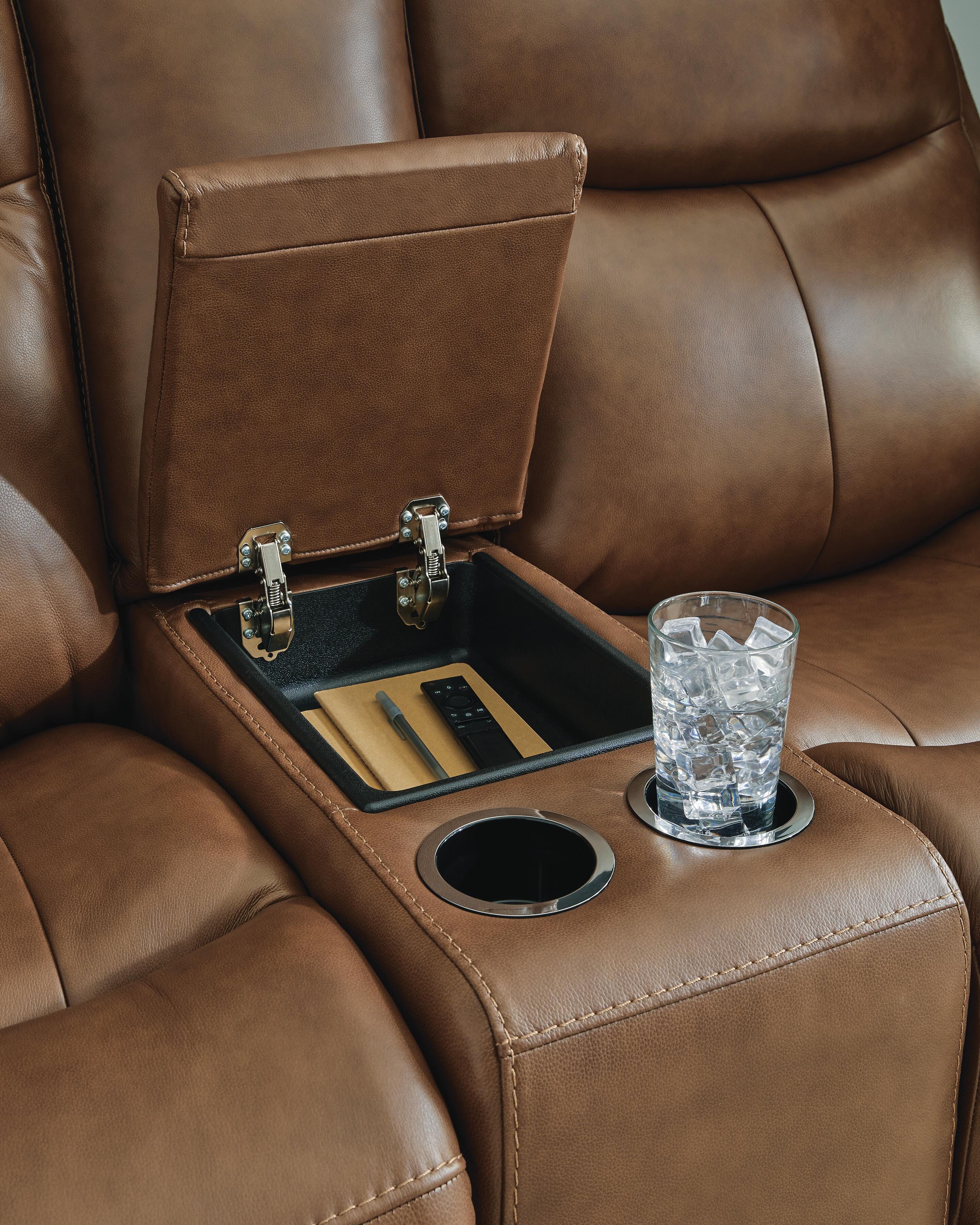 Momentum Moves Power Reclining Loveseat with Console - image 5
