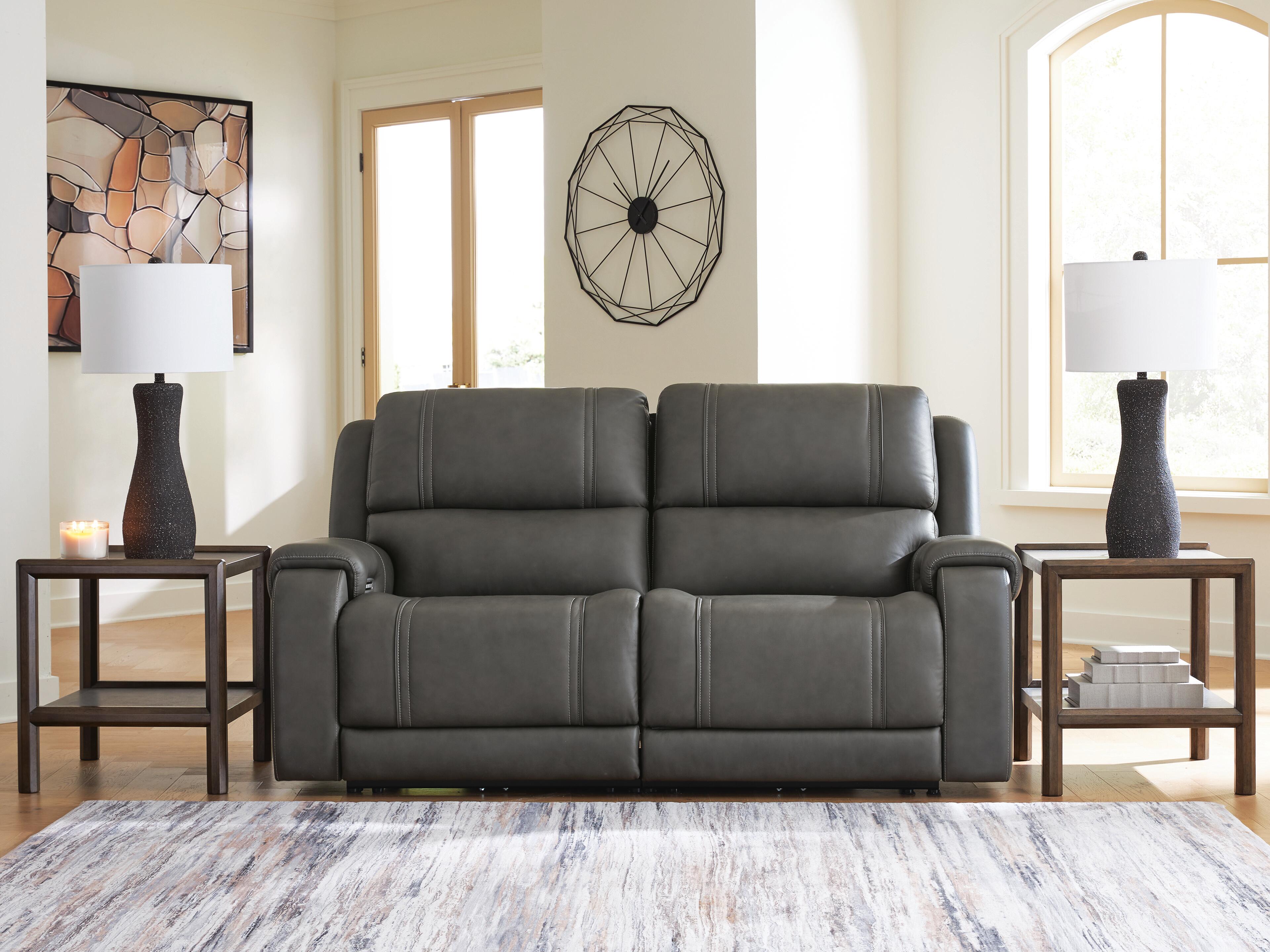 5Z-Harrenhurst 2-Piece Power Reclining Sectional Loveseat - image 1