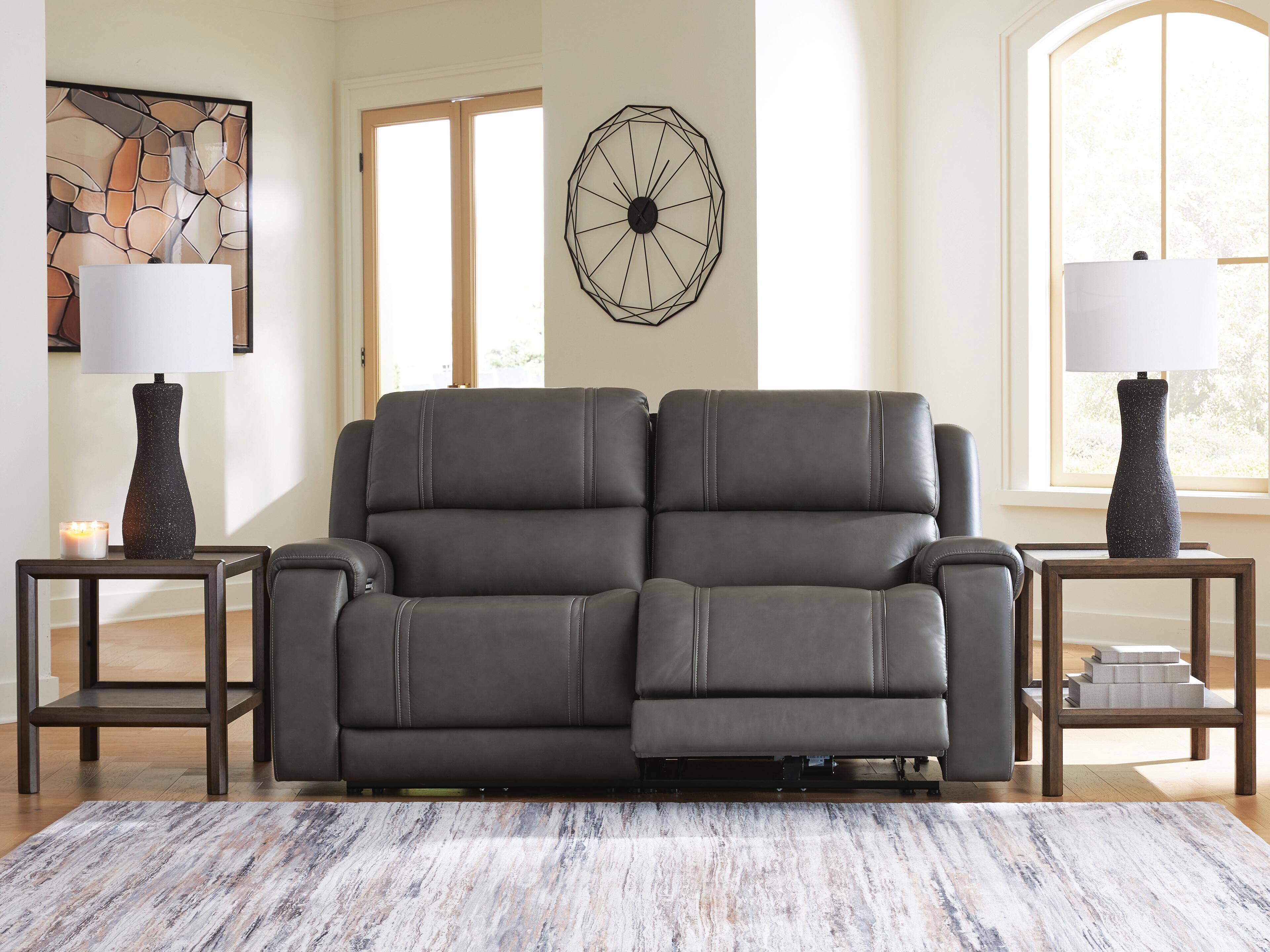 5Z-Harrenhurst 2-Piece Power Reclining Sectional Loveseat - image 3