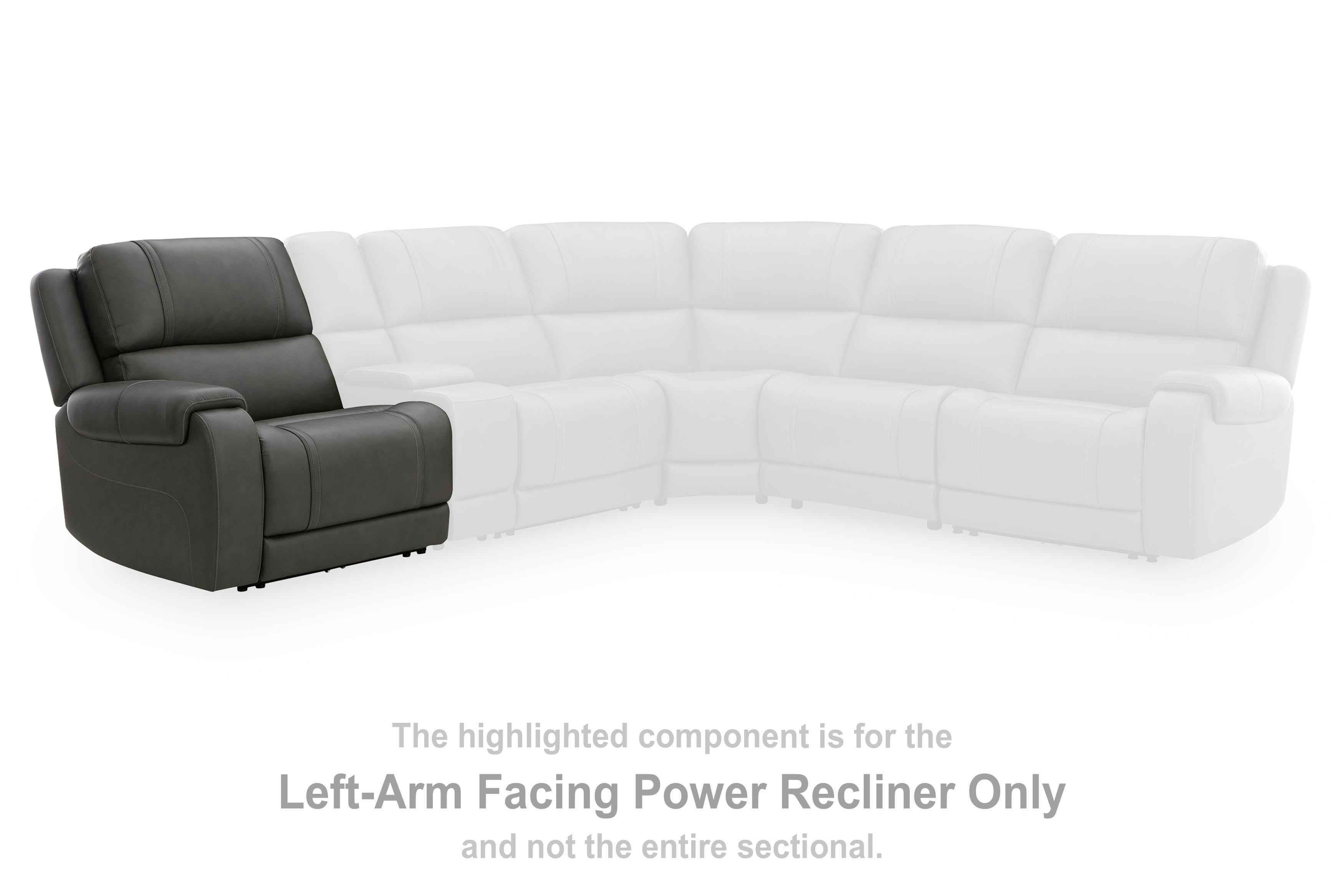 5Z - Pittson Left-Arm Facing Power Recliner