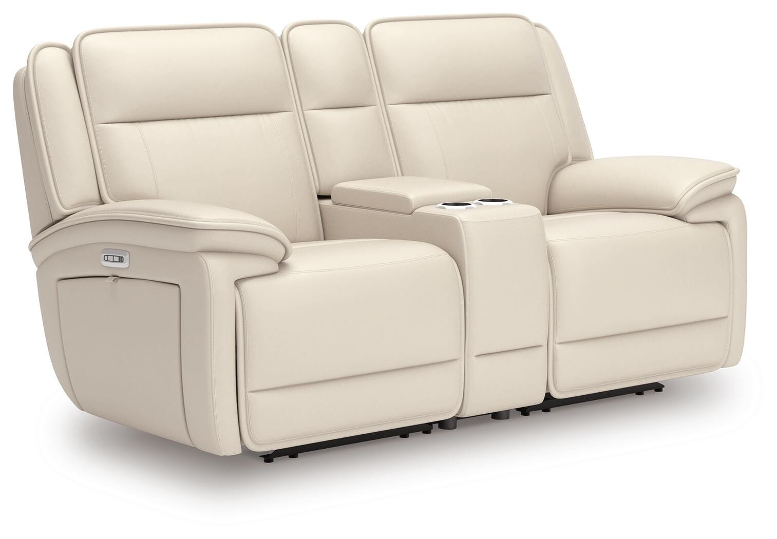 Double Deal Power Reclining Loveseat with Console - image 2