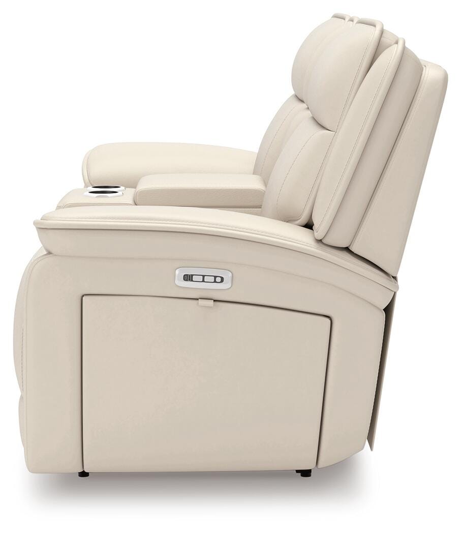 Double Deal Power Reclining Loveseat with Console - image 7
