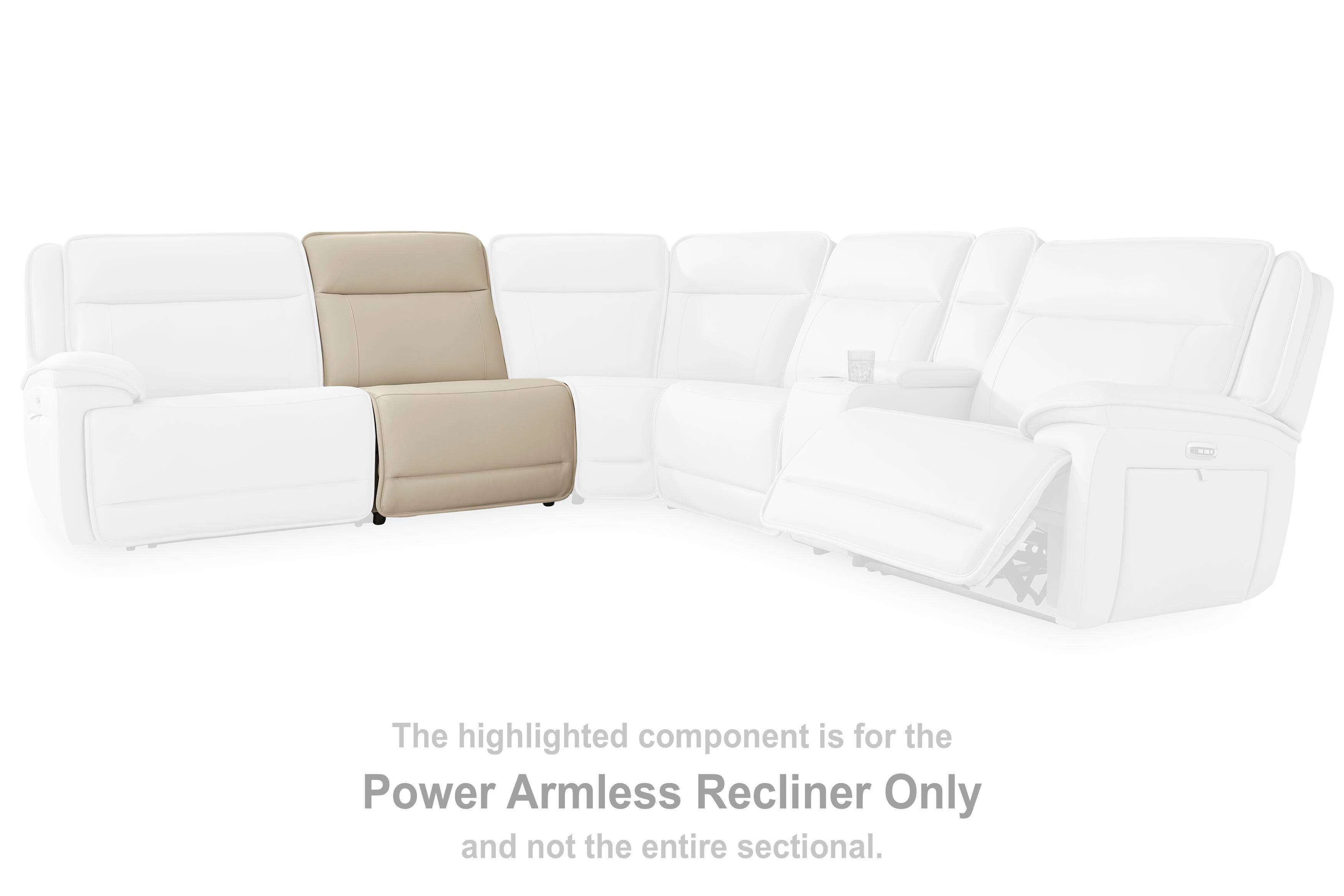 Sillón reclinable sin brazos Double Deal Power - image 2