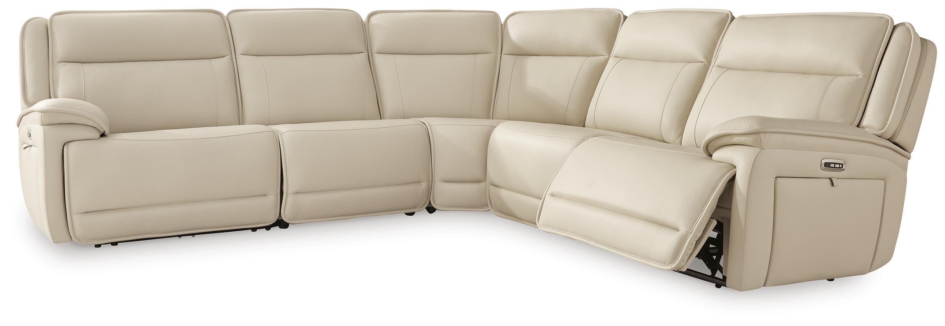 Double Deal 5-Piece Power Reclining Sectional, , large