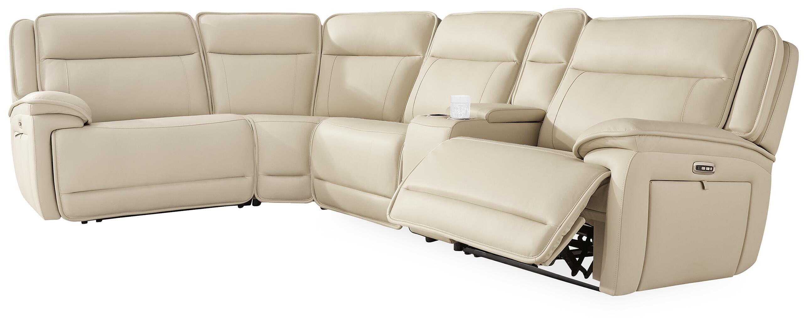 Double Deal 5-Piece Reclining Sectional with Console - image 1
