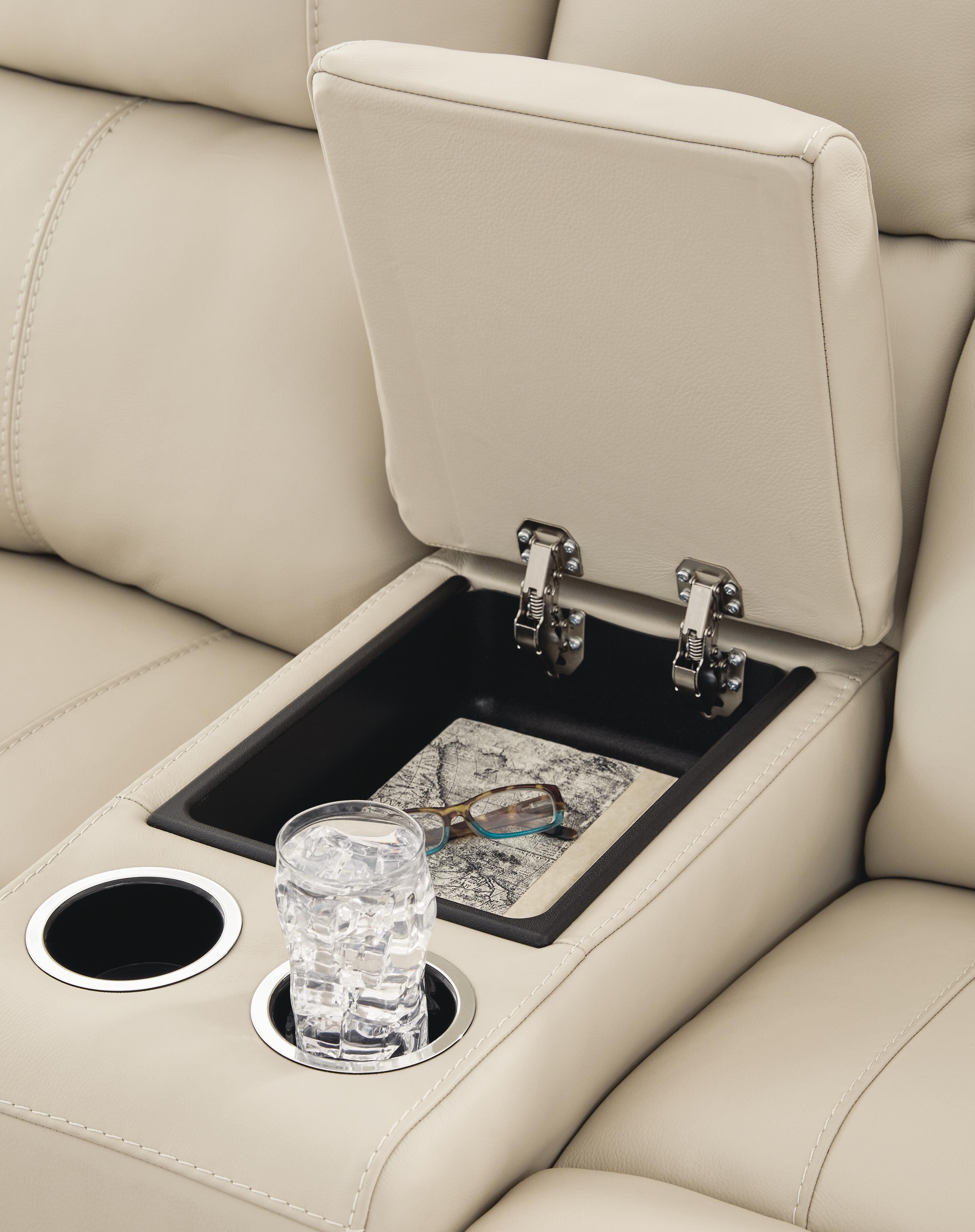 Dahlmoore Power Reclining Loveseat with Console - image 7