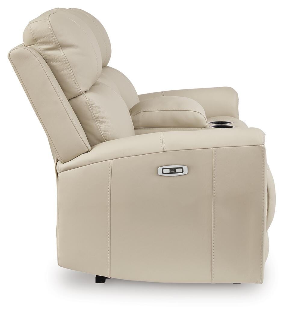 Dahlmoore Power Reclining Loveseat with Console - image 5
