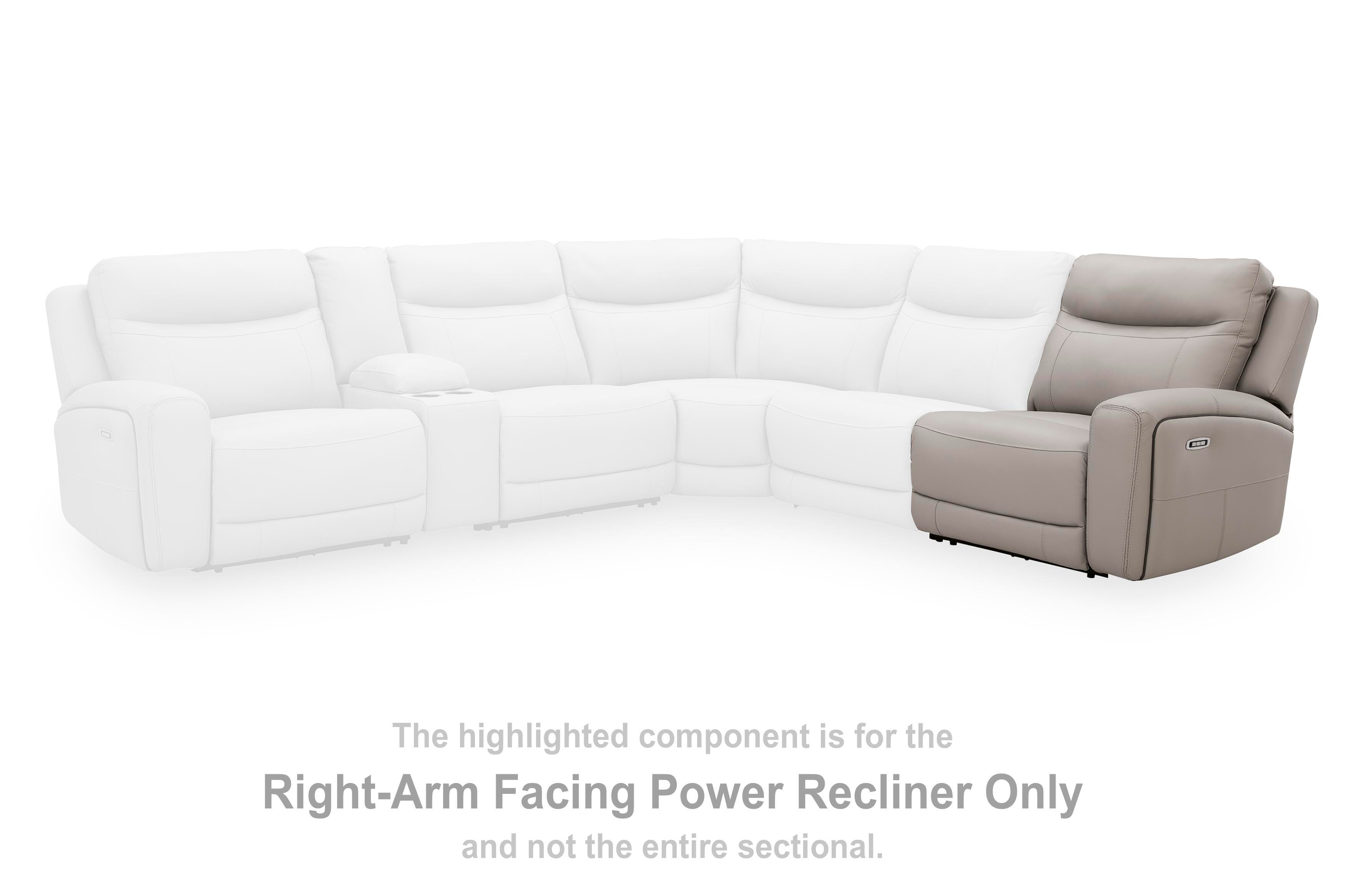 Gravier Right-Arm Facing Power Recliner