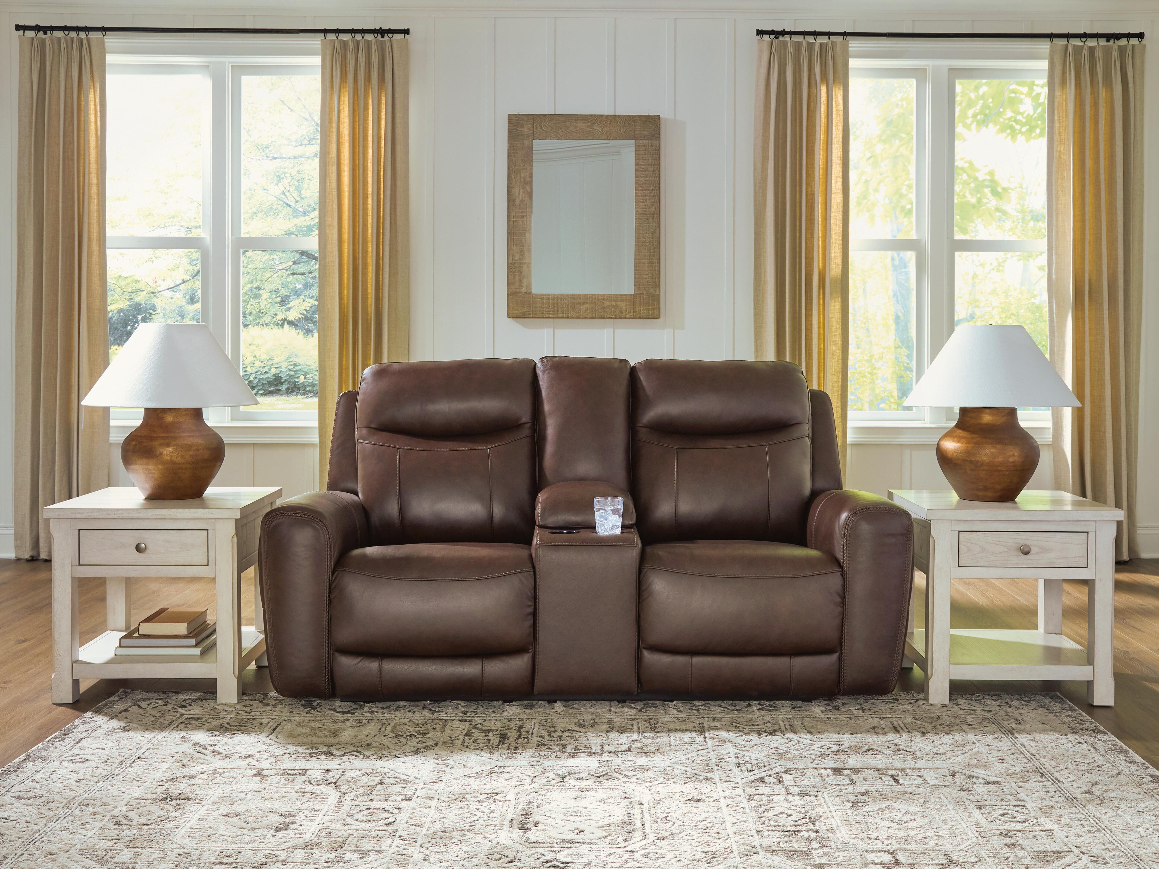Gravier Power Reclining Loveseat with Console - image 1