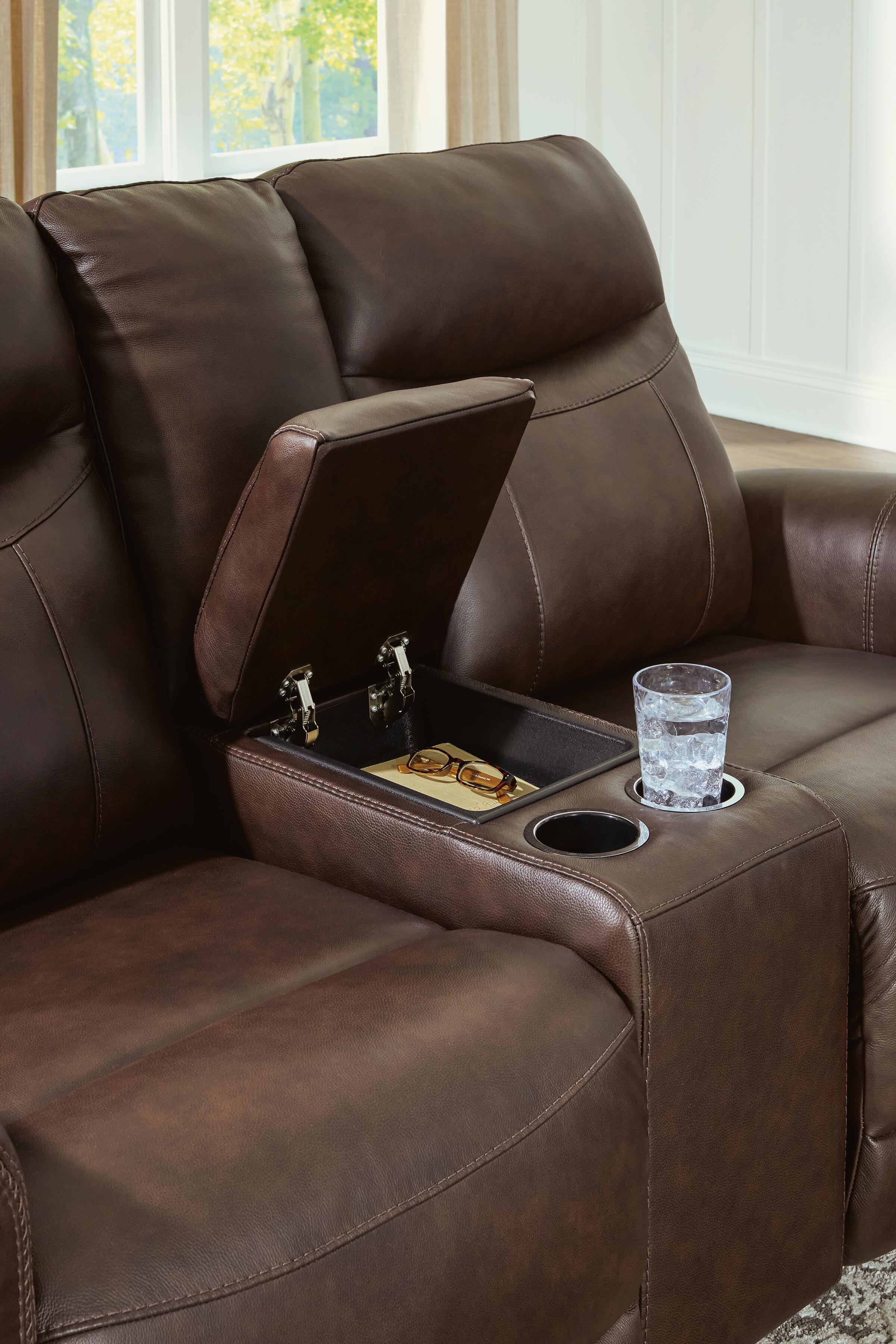 Gravier Power Reclining Loveseat with Console - image 7