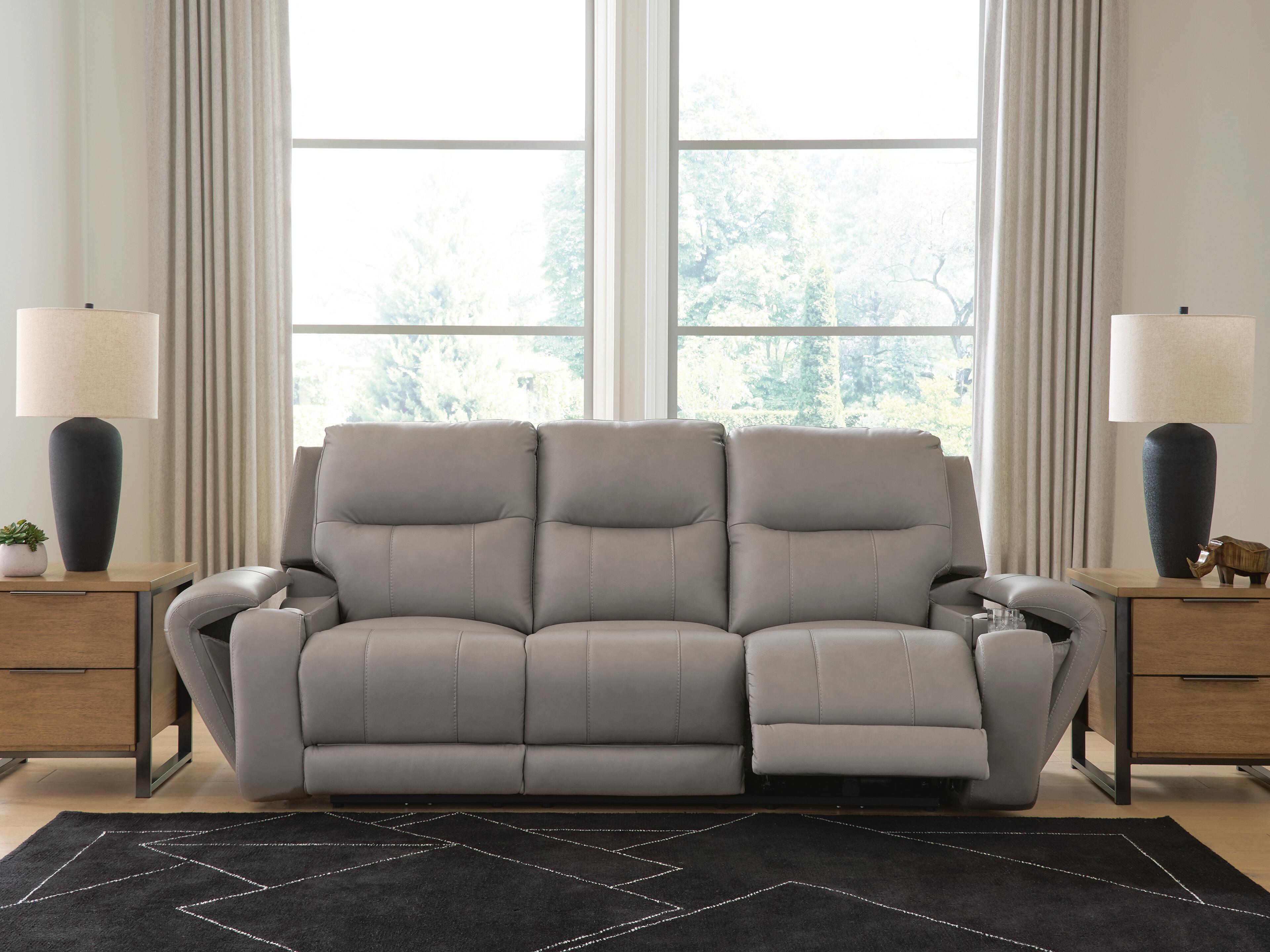 Trendsetter Power Reclining Sofa with Audio Seating - image 6
