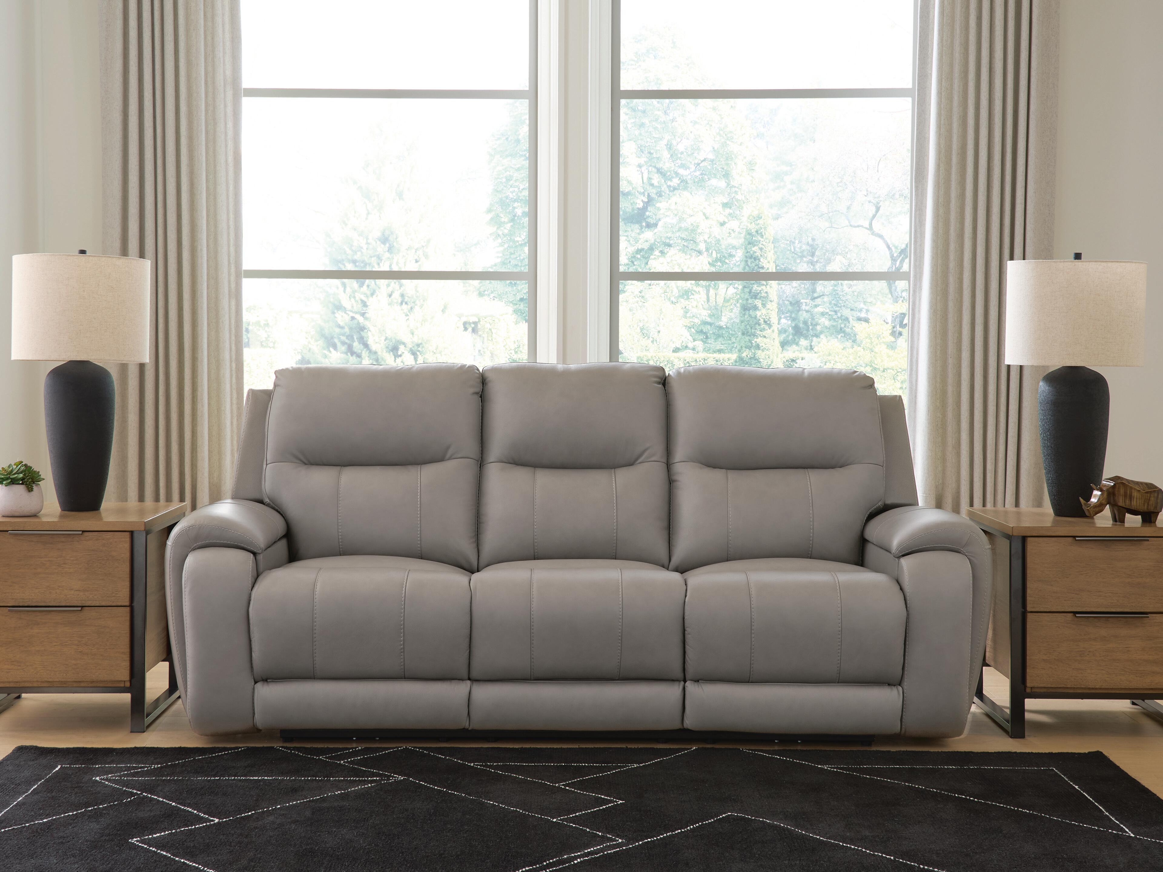Trendsetter Power Reclining Sofa with Audio Seating - image 1