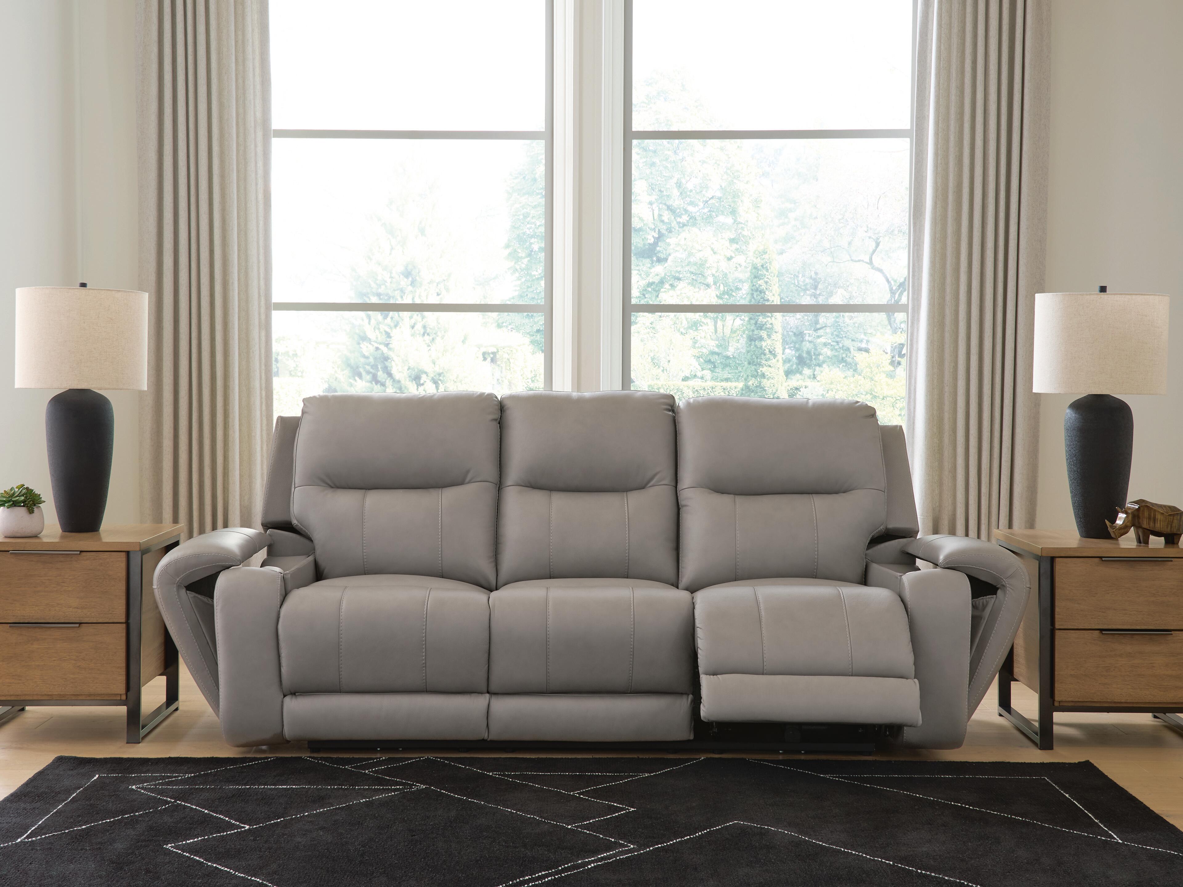 Trendsetter Power Reclining Sofa with Audio Seating - image 7
