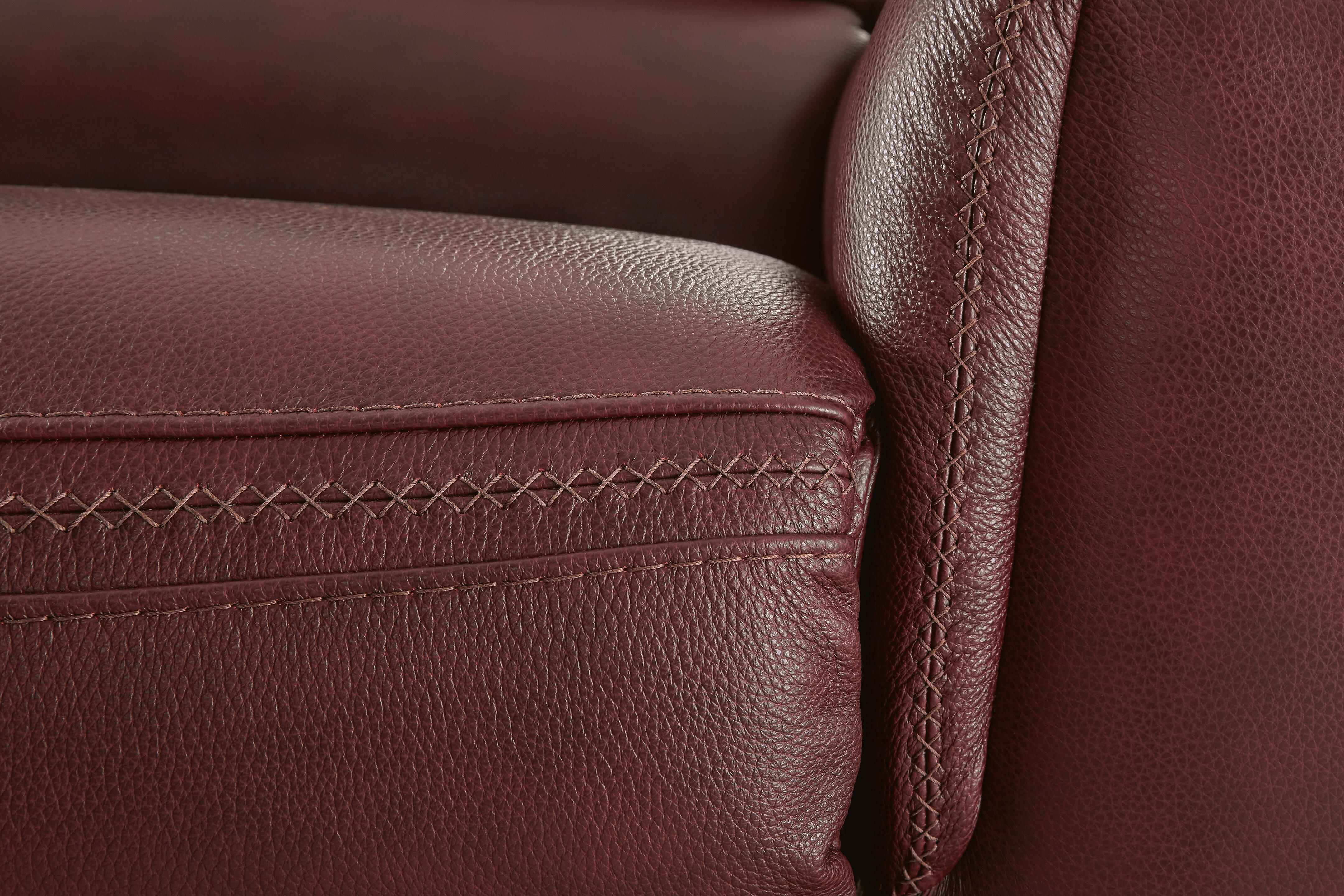 Alessandro Power Reclining Loveseat with Console, Garnet, large