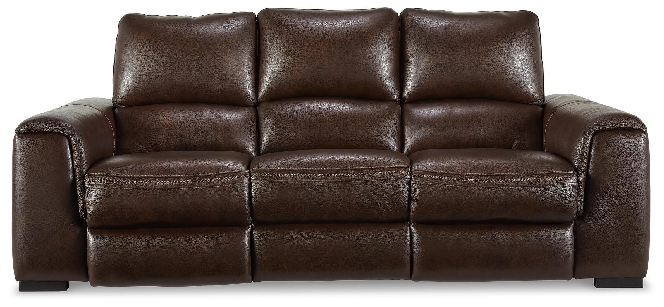Alessandro Dual Power Leather Reclining Sofa