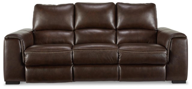 Alessandro Dual Power Leather Reclining Sofa