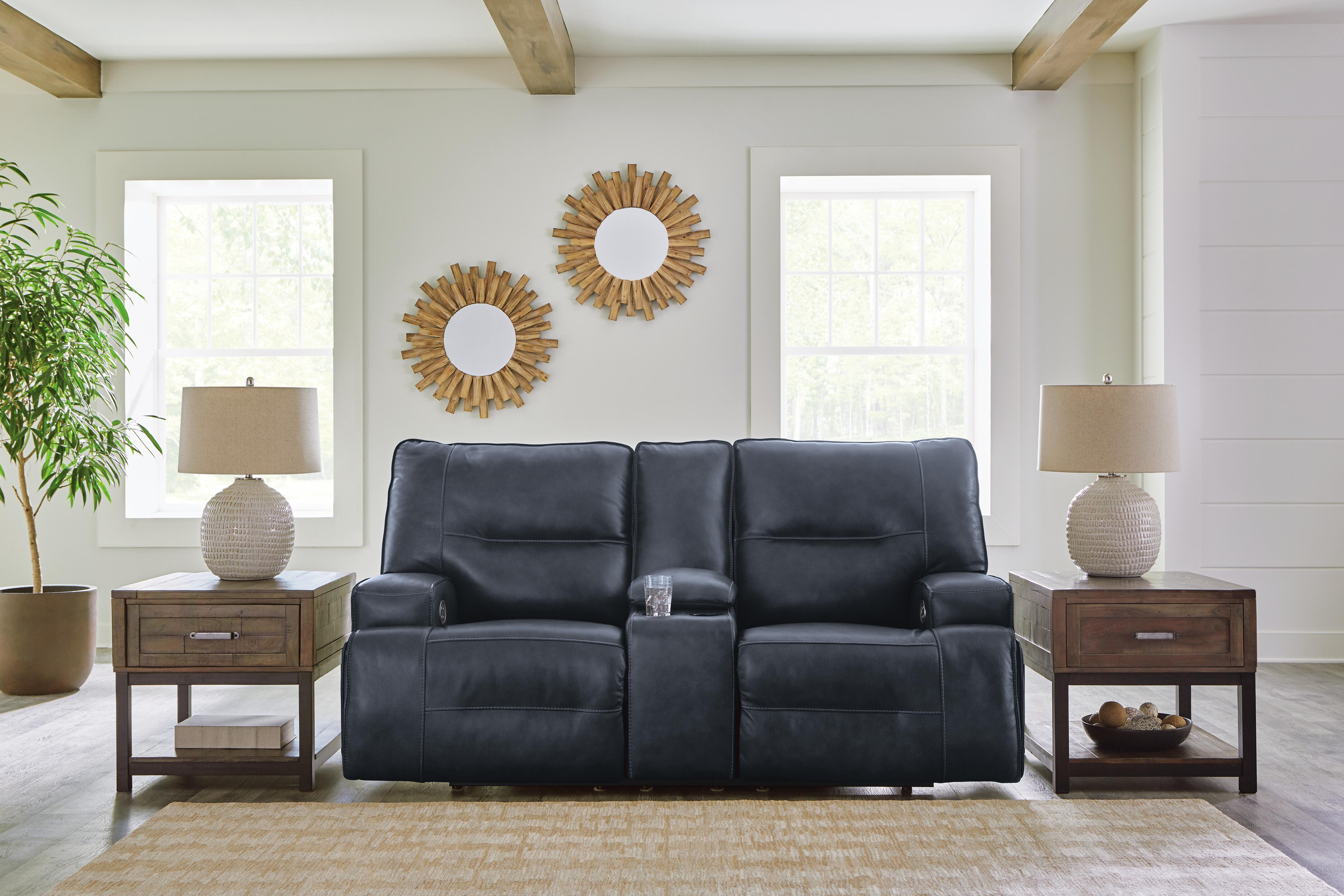 Francesca Power Reclining Loveseat with Console - image 1