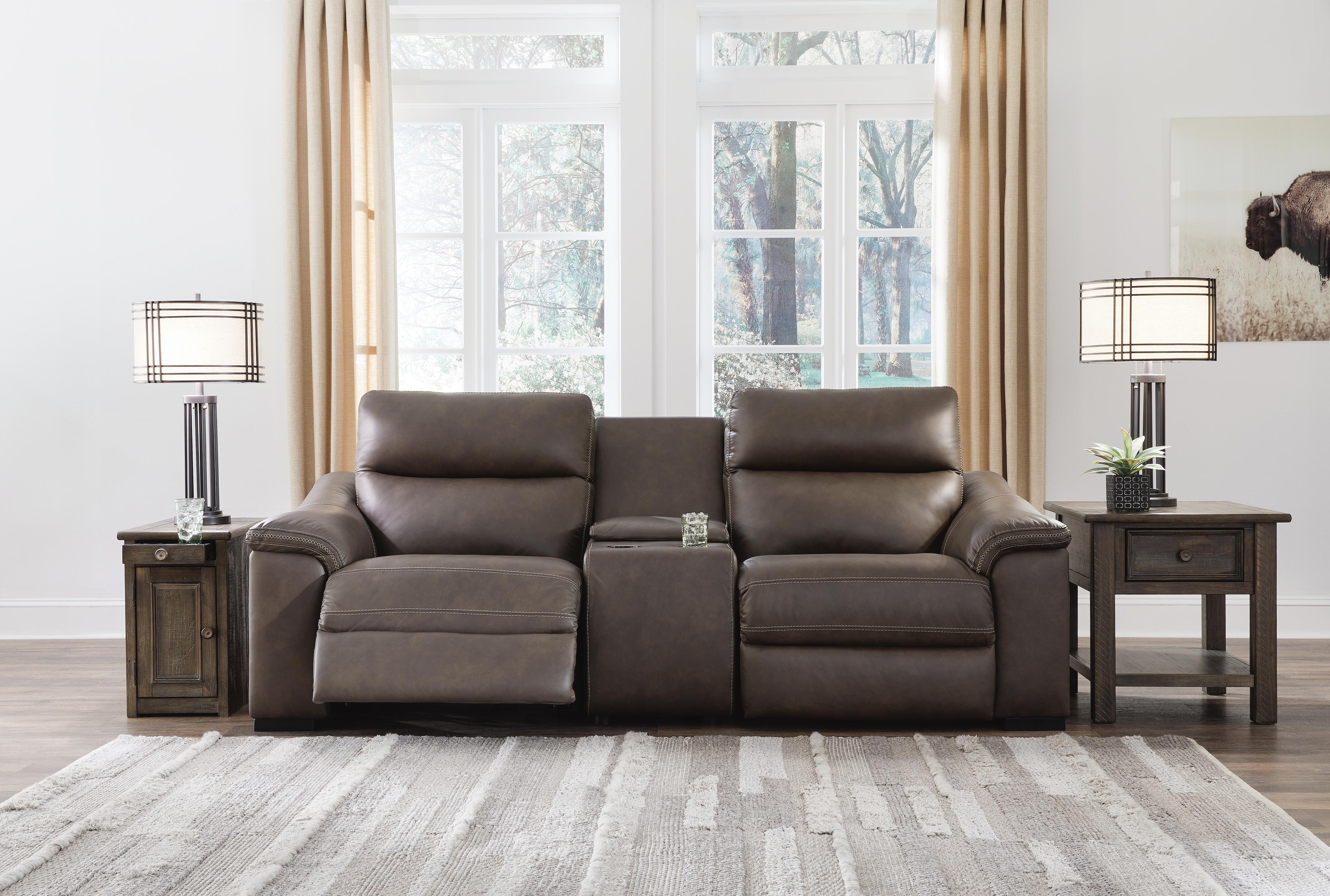 Salvatore 3-Piece Power Reclining Sectional Loveseat with Console, , large
